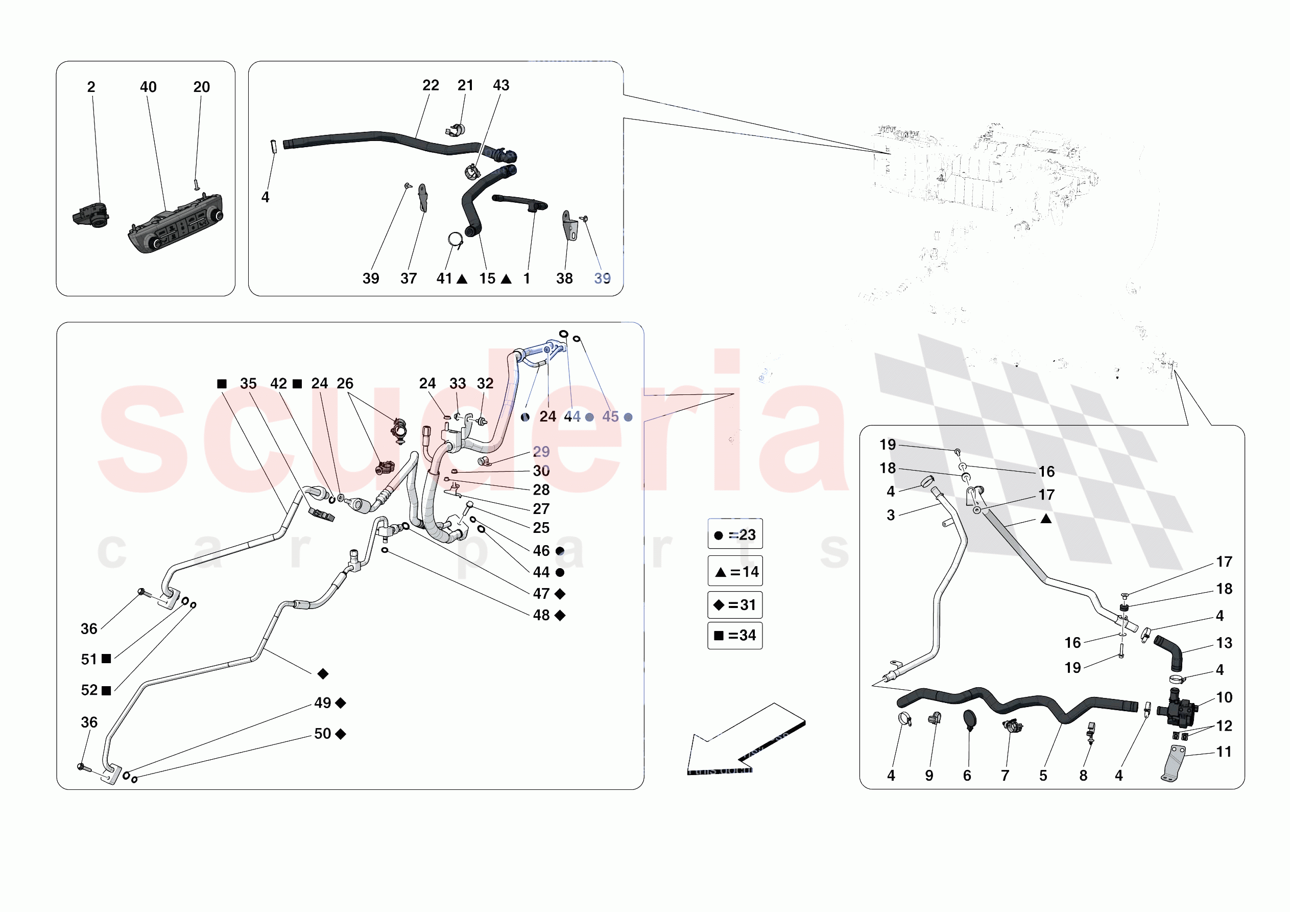 AIR CONDITIONING - AIR CONDITIONING SYSTEM of Ferrari Ferrari Portofino Europe