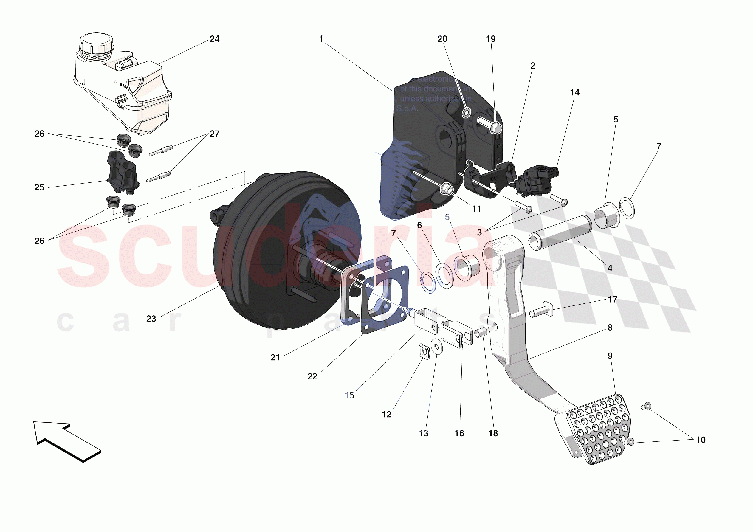 PEDAL BOARD of Ferrari Ferrari Portofino Europe RH