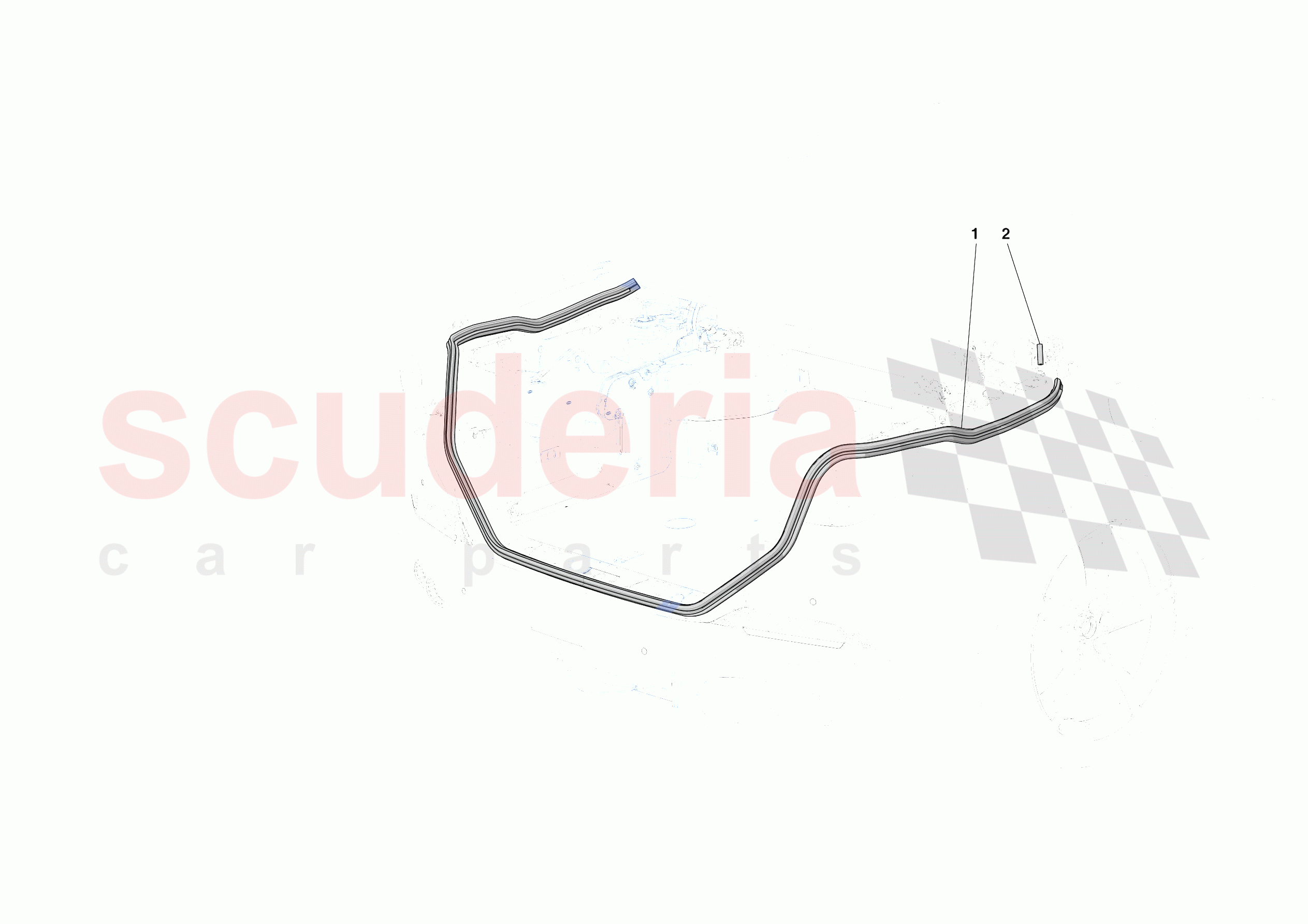 REAR LID SEALS of Ferrari Ferrari Portofino M Europe