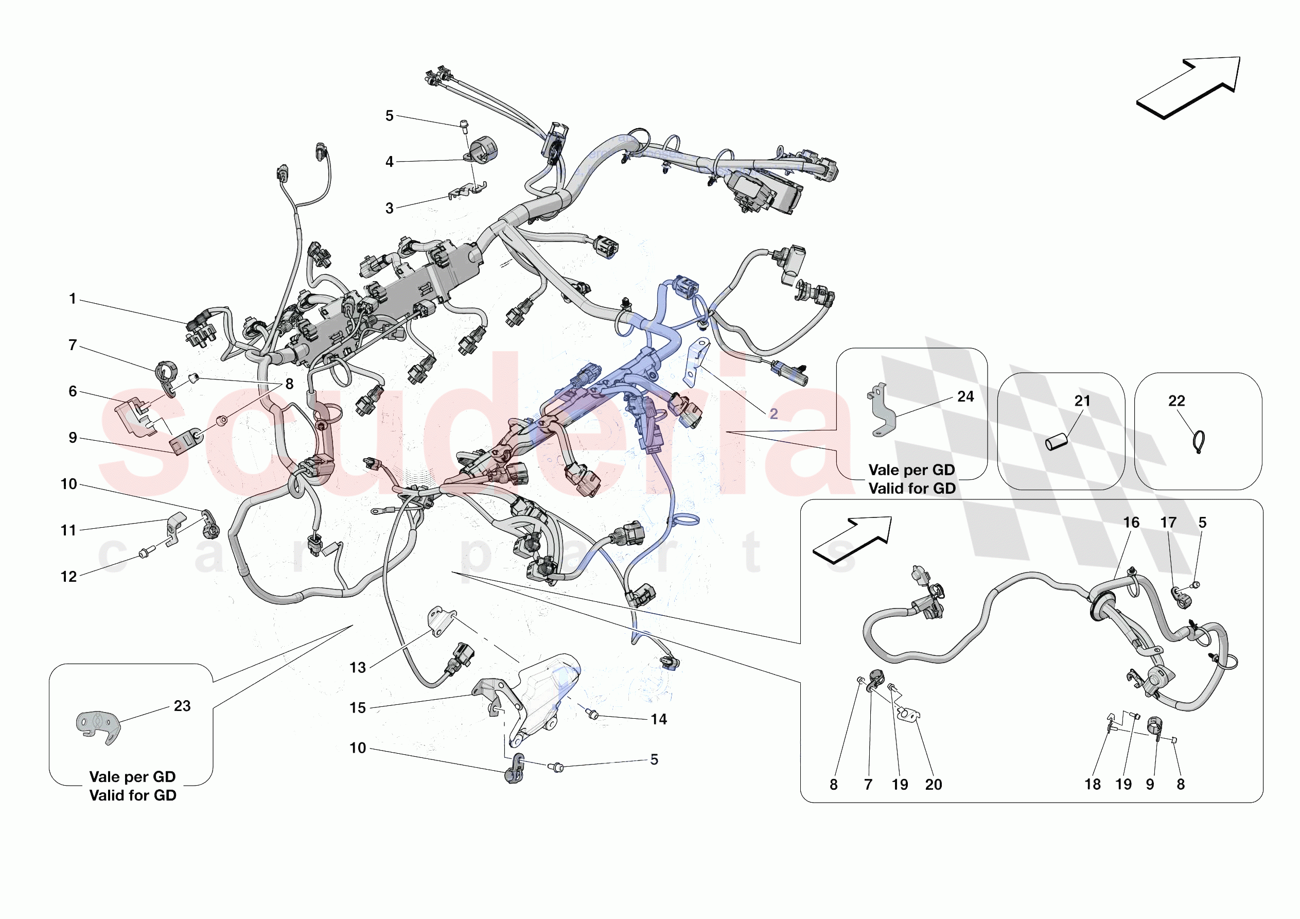 ENGINE ELECTRICAL SYSTEM of Ferrari Ferrari Portofino M USA