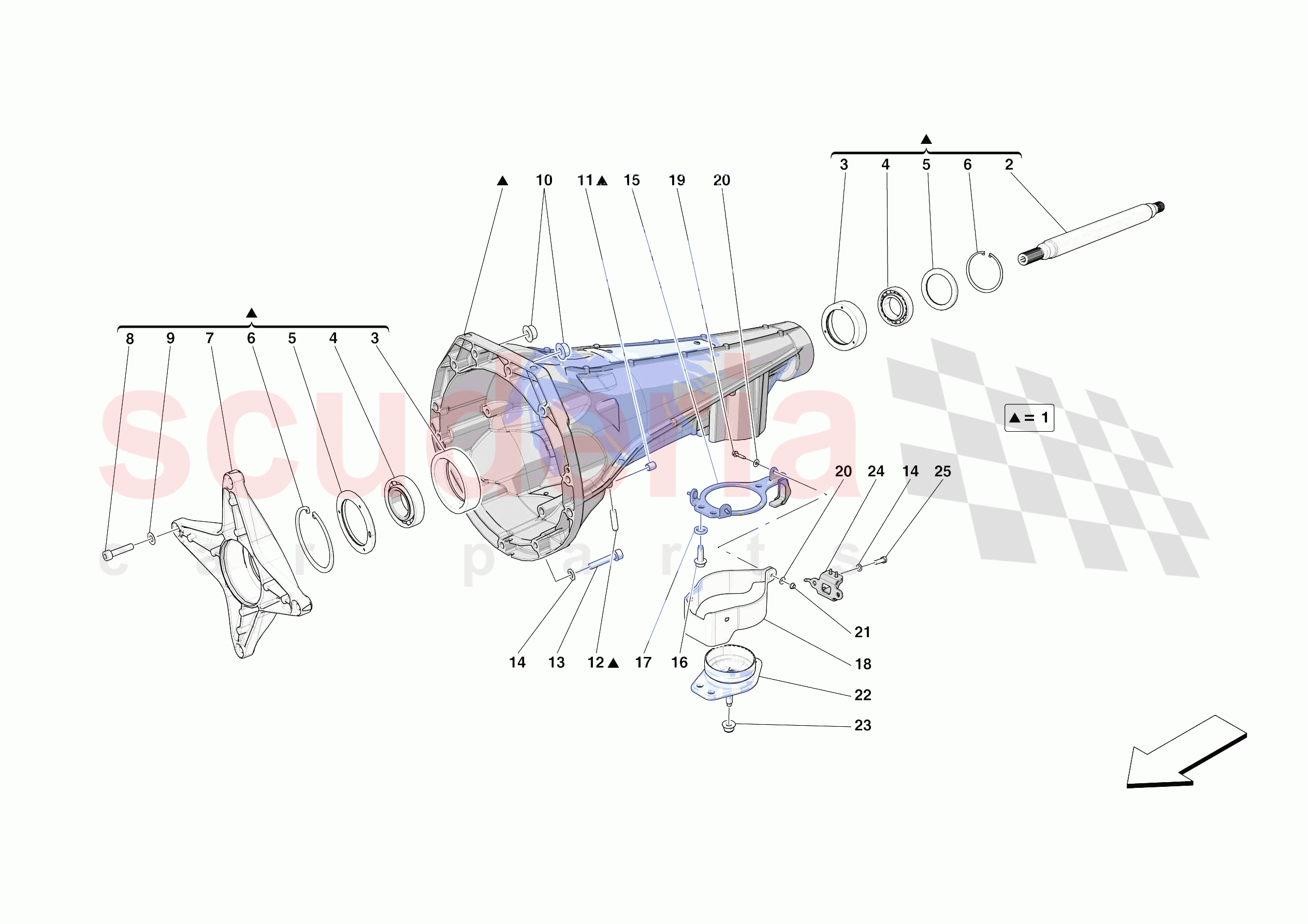 CLUTCH HOUSING of Ferrari Ferrari Portofino M USA
