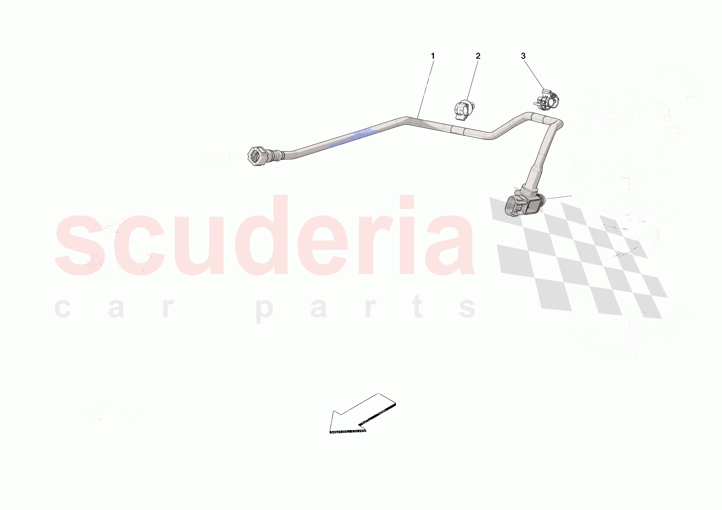 SERVO BRAKE PIPES of Ferrari Ferrari Portofino M USA