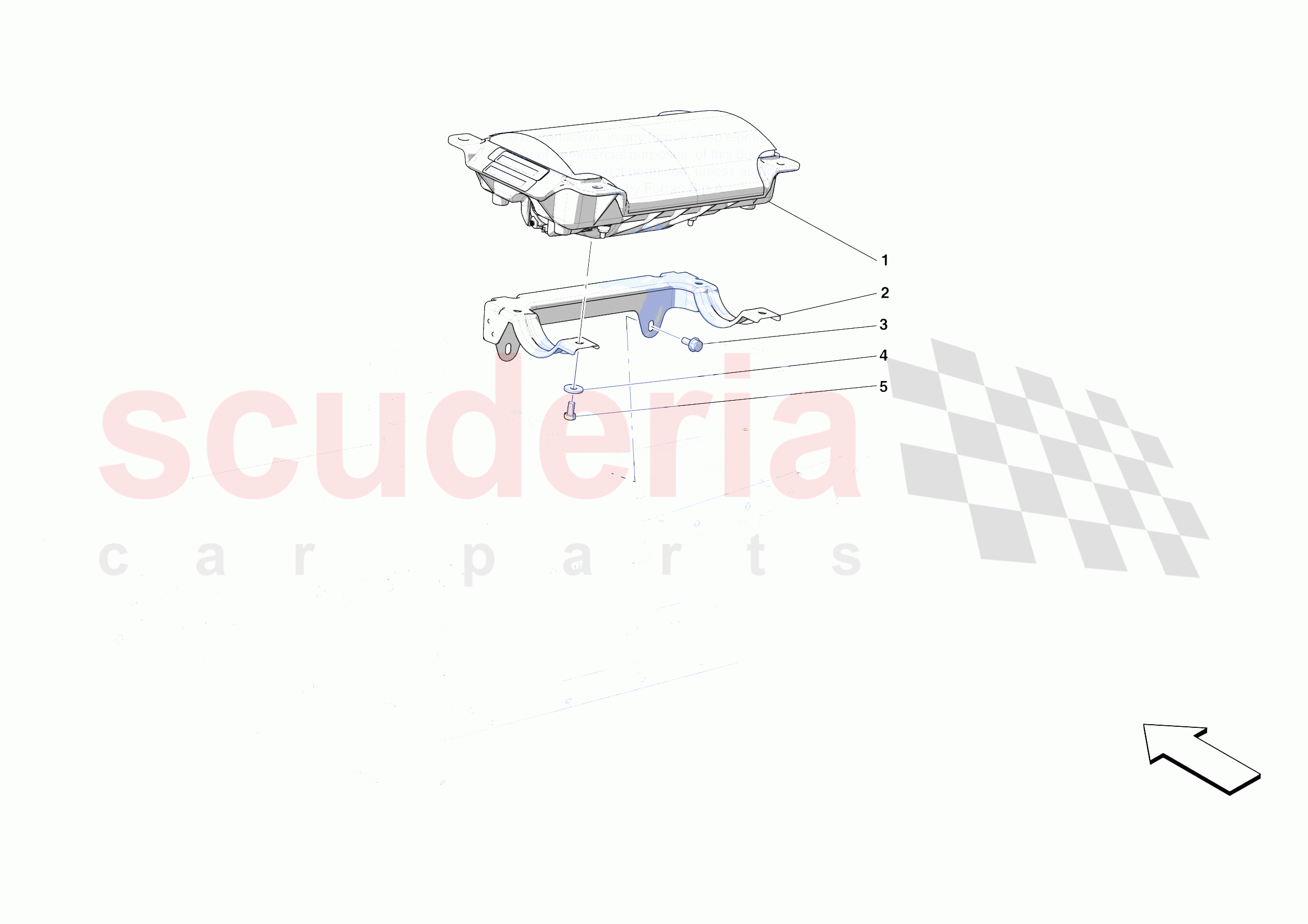 DASHBOARD - PASSENGER AIRBAG of Ferrari Ferrari Portofino M USA