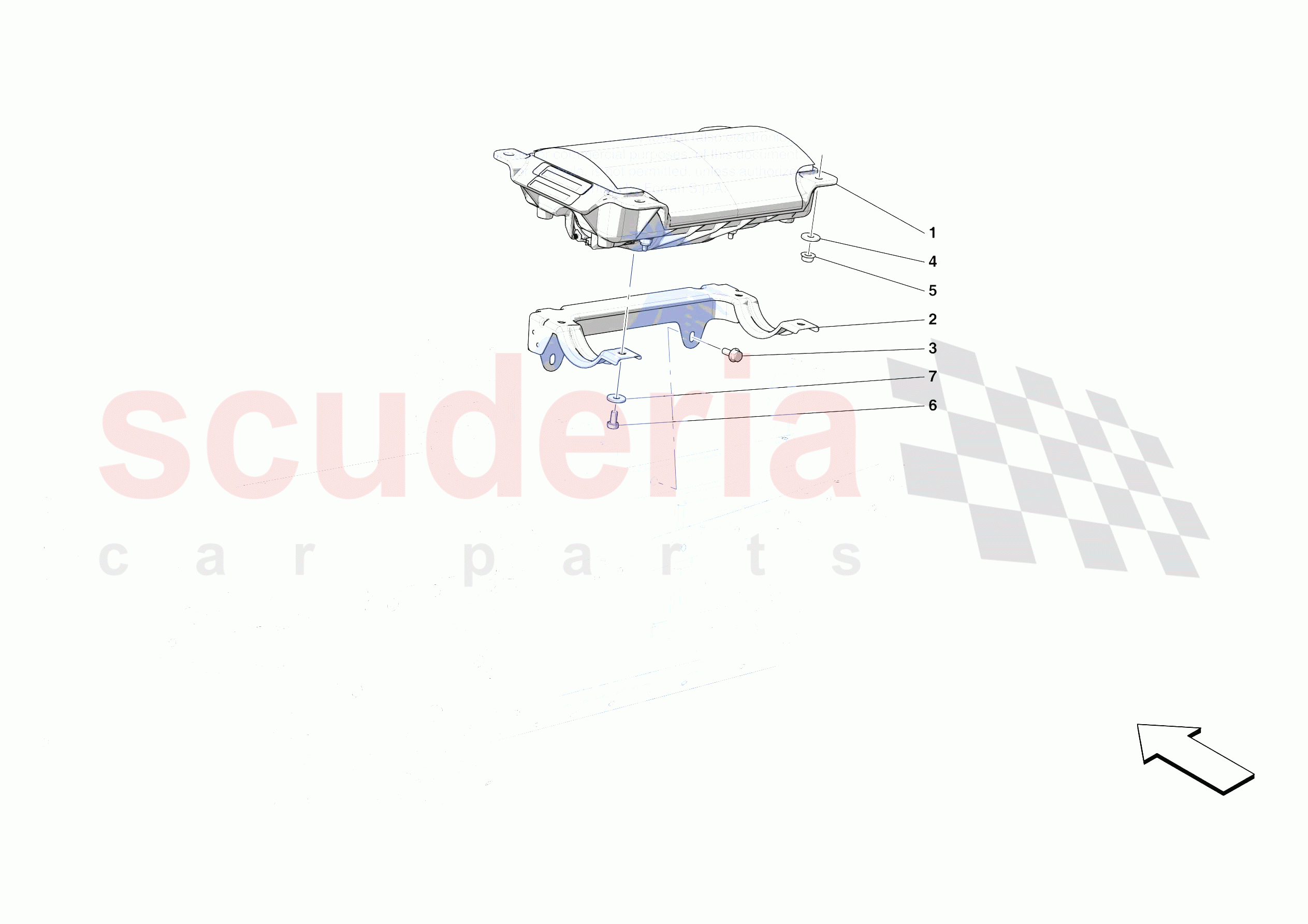 DASHBOARD - PASSENGER AIRBAG of Ferrari Ferrari Portofino USA