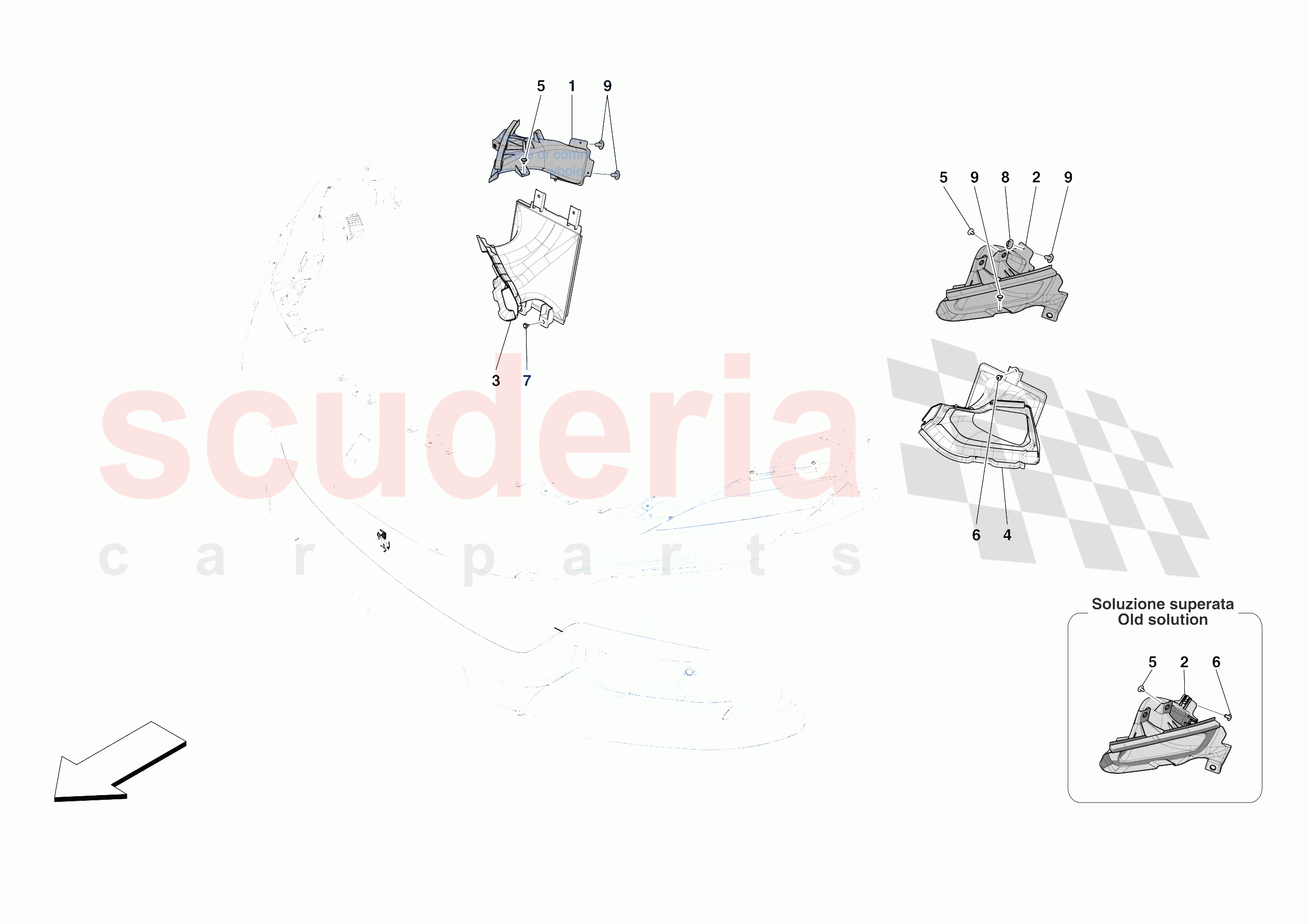 FRONT AIR INTAKES of Ferrari Ferrari Purosangue Europe