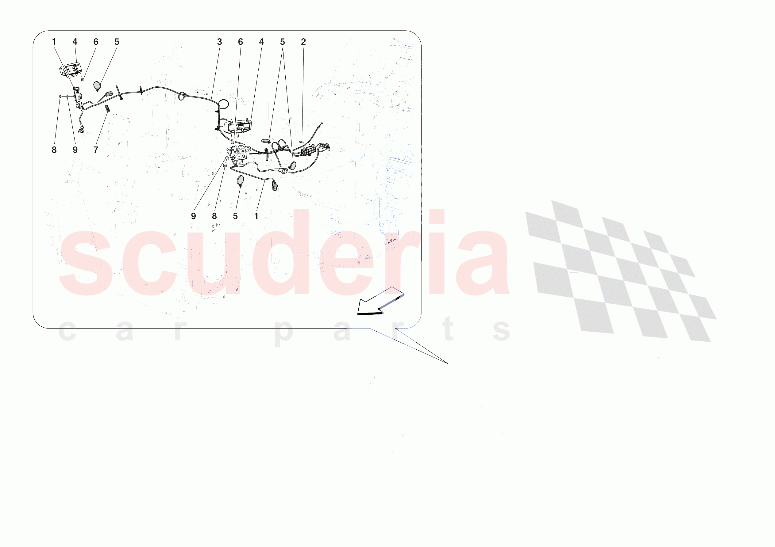 FRONT LID LOCK of Ferrari Ferrari Purosangue Europe