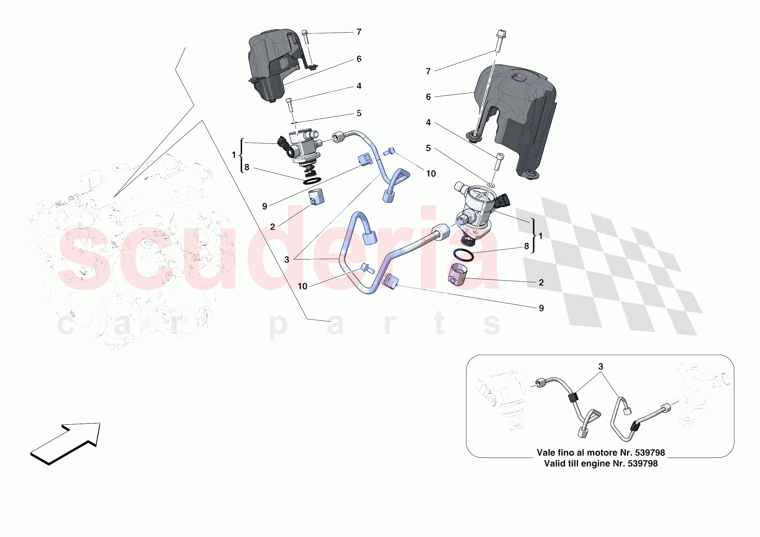 FUEL PUMPS of Ferrari Ferrari Roma Europe