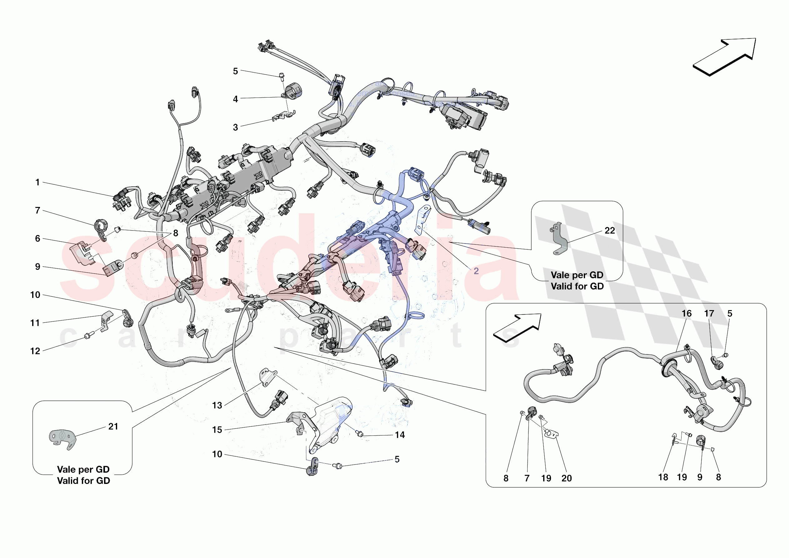 ENGINE ELECTRICAL SYSTEM of Ferrari Ferrari Roma Europe
