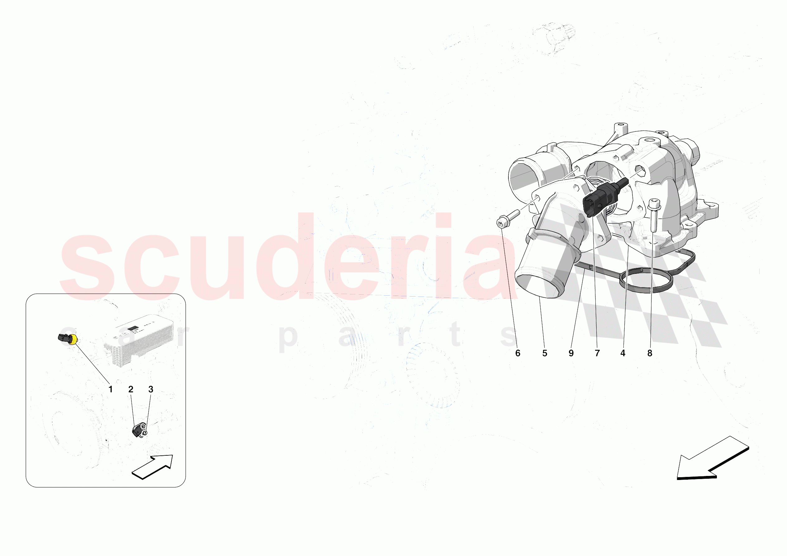ENGINE TEMPERATURE AND PRESSURE REGULATORS of Ferrari Ferrari Roma Spider Europe