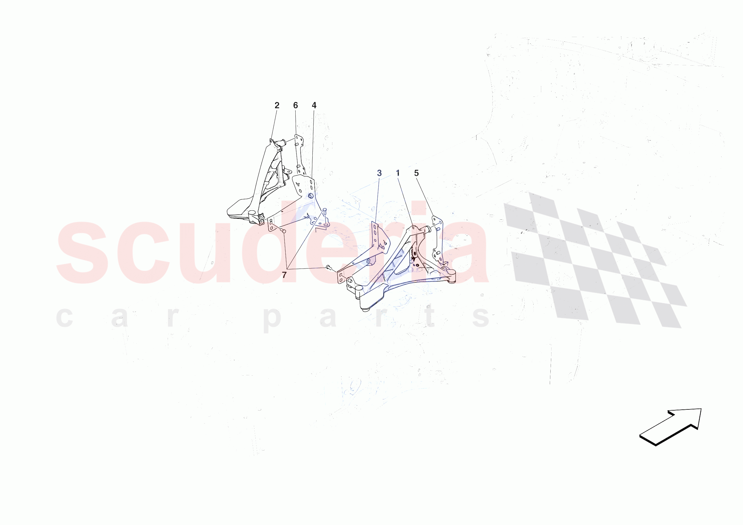 ROLLBAR COMPARTMENT of Ferrari Ferrari Roma Spider Europe RH