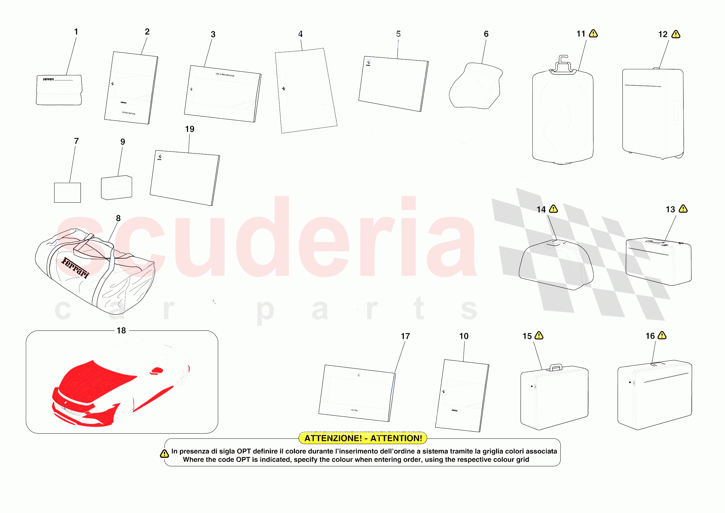 OTHER ACCESSORIES of Ferrari Ferrari Roma Spider USA