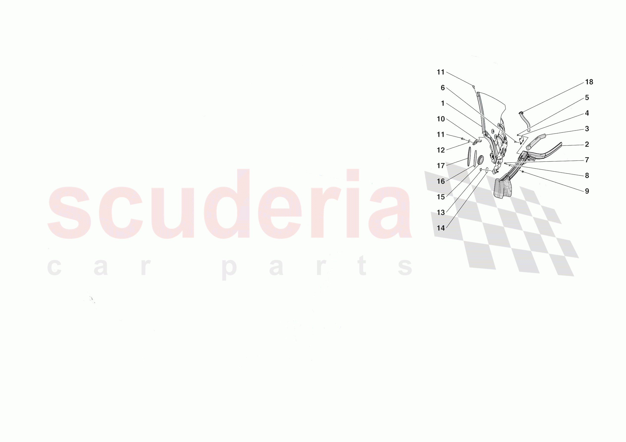 SIDE WINDOWS of Ferrari Ferrari Roma Spider USA