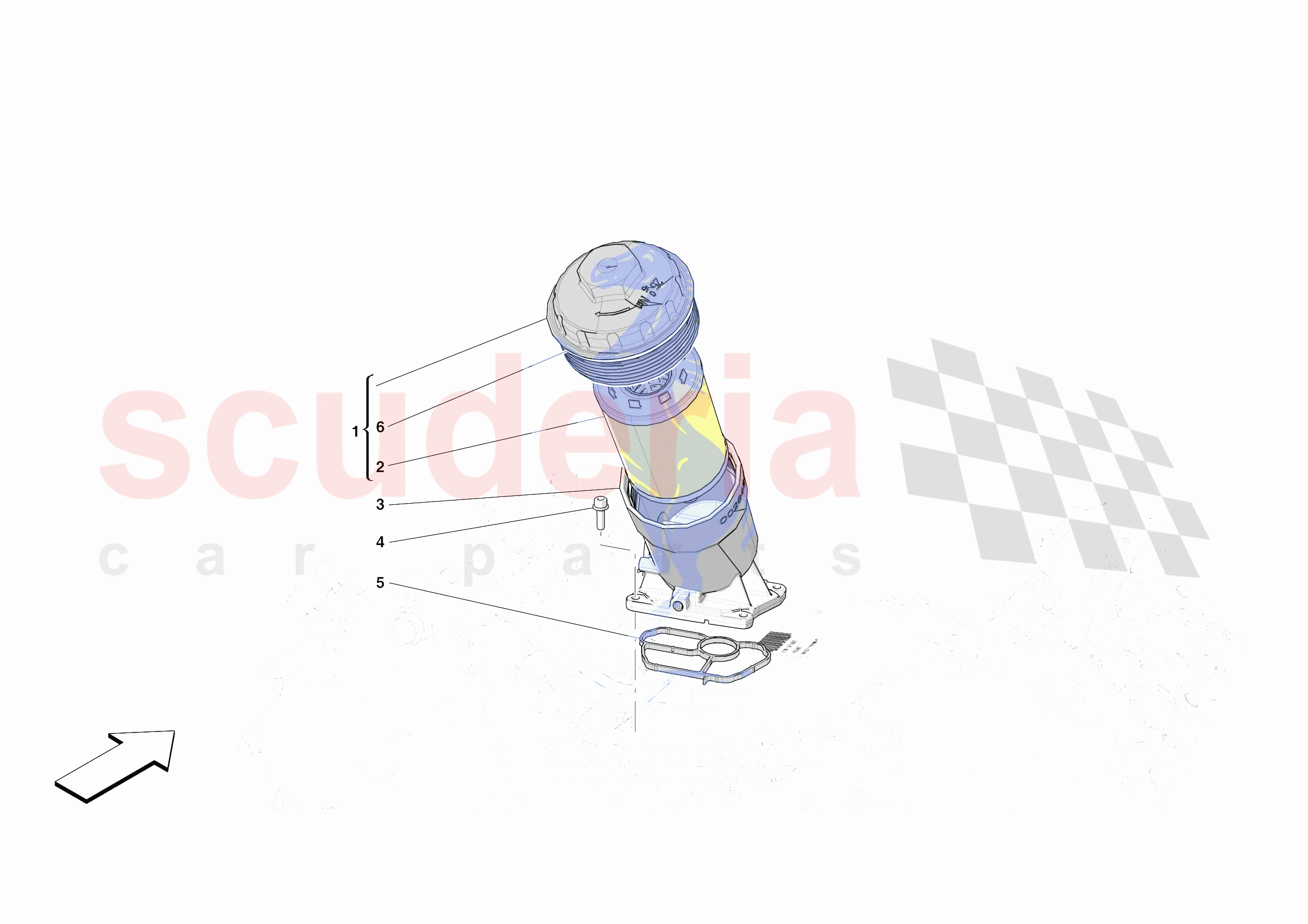 LUBRICATION FILTERS of Ferrari Ferrari SF90 Spider Europe