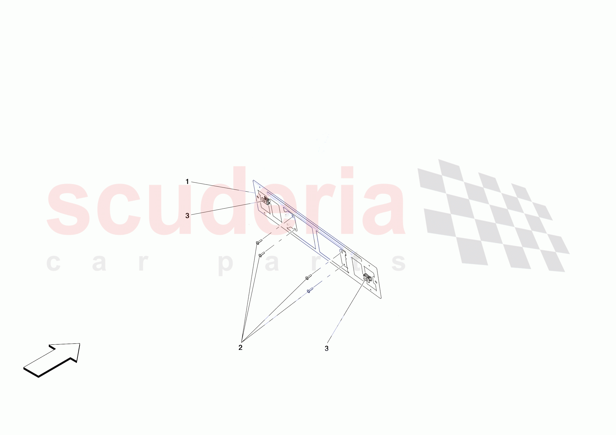 REAR LICENCE PLATE INSTALLATION of Ferrari Ferrari SF90 Spider Europe