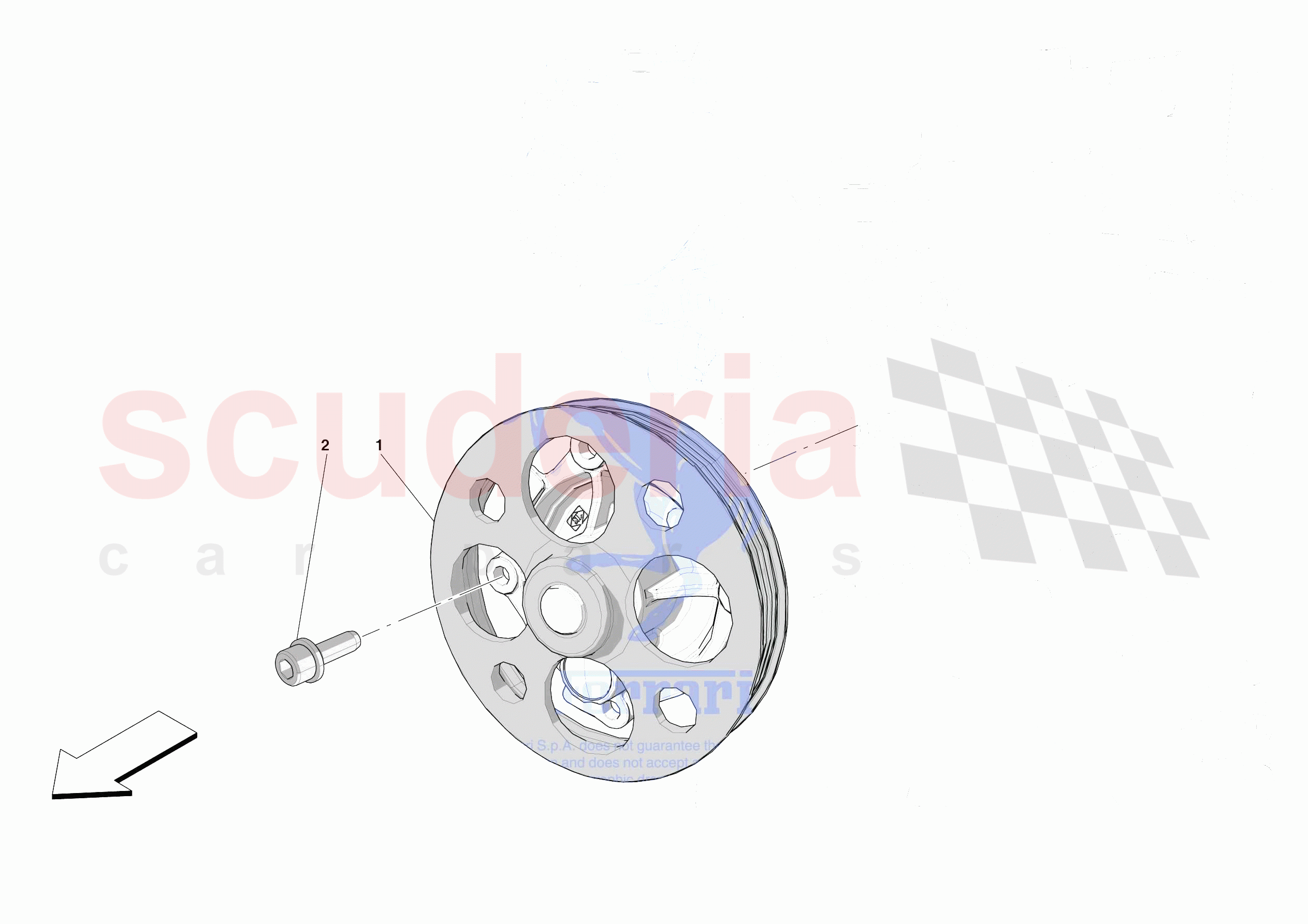 ENGINE COOLING SYSTEM PUMP of Ferrari Ferrari SF90 Spider Europe RH