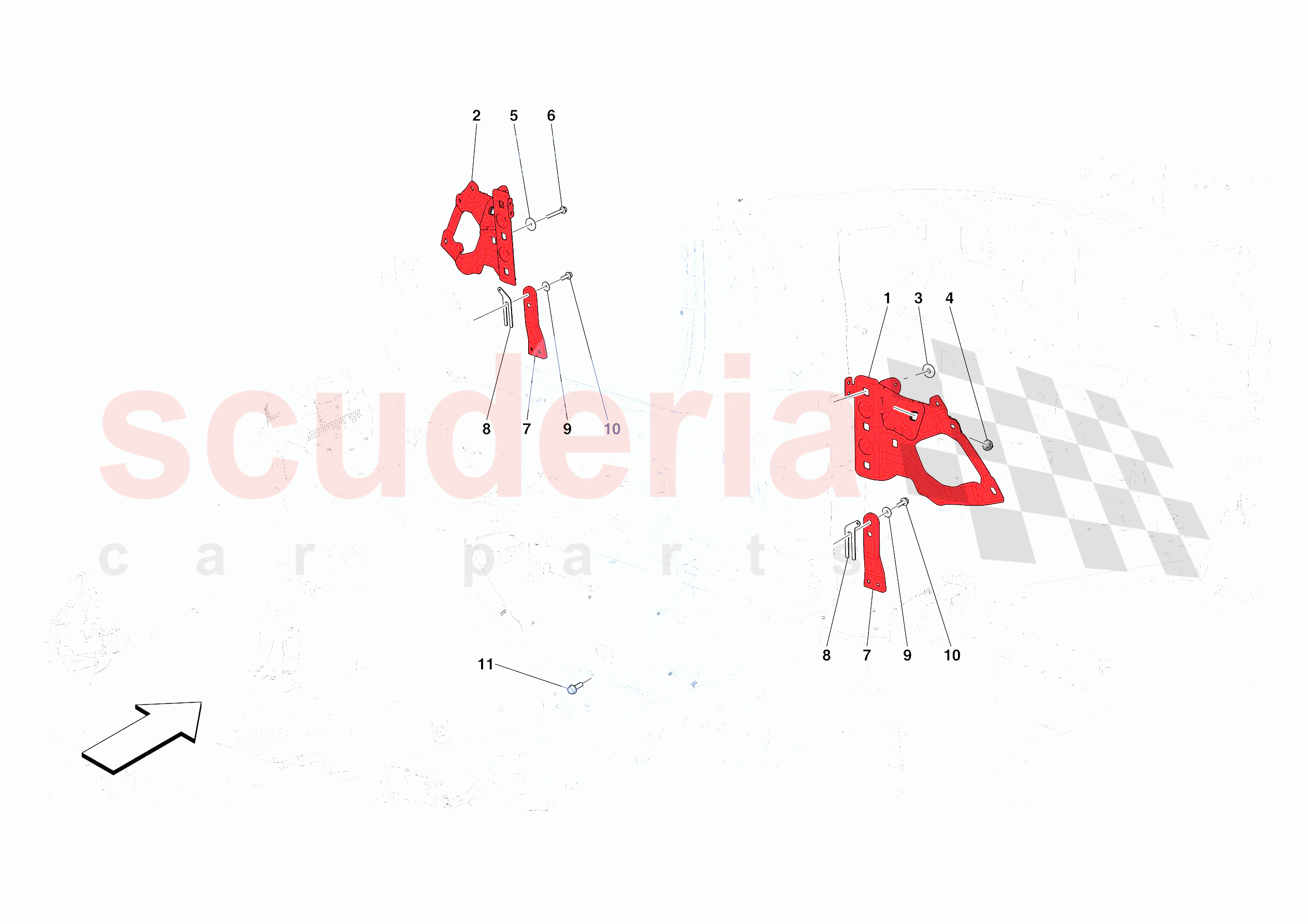 ROLLBAR of Ferrari Ferrari SF90 Spider Europe RH