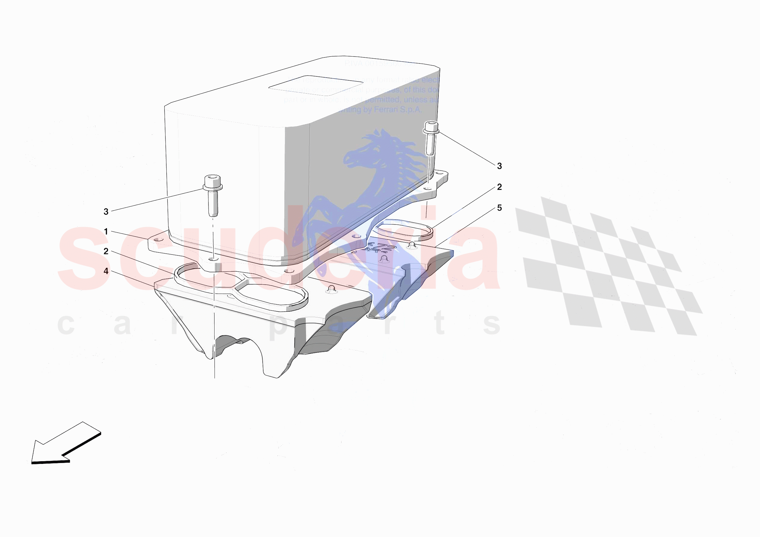 ENGINE HEAT EXCHANGER of Ferrari Ferrari SF90 Spider USA
