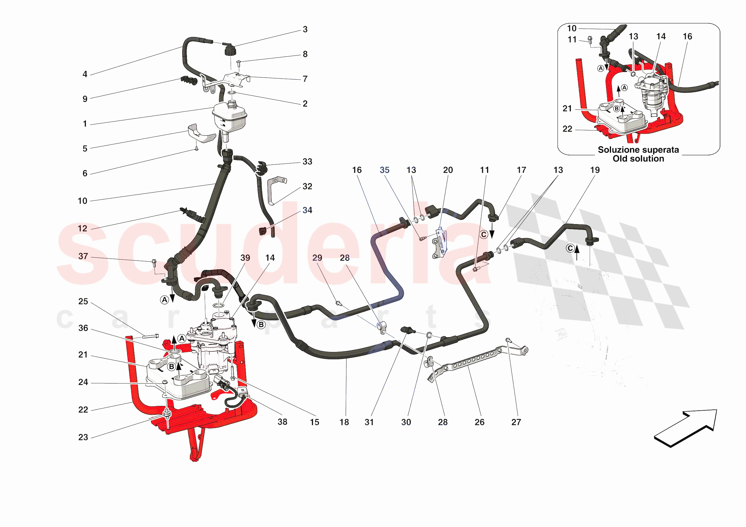 ELECTRIC MACHINE COOLING of Ferrari Ferrari SF90 Stradale Europe