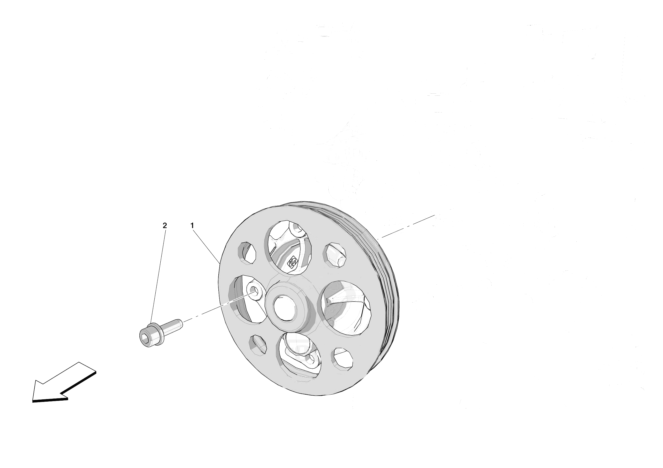 ENGINE COOLING SYSTEM PUMP of Ferrari Ferrari SF90 Stradale Europe RH