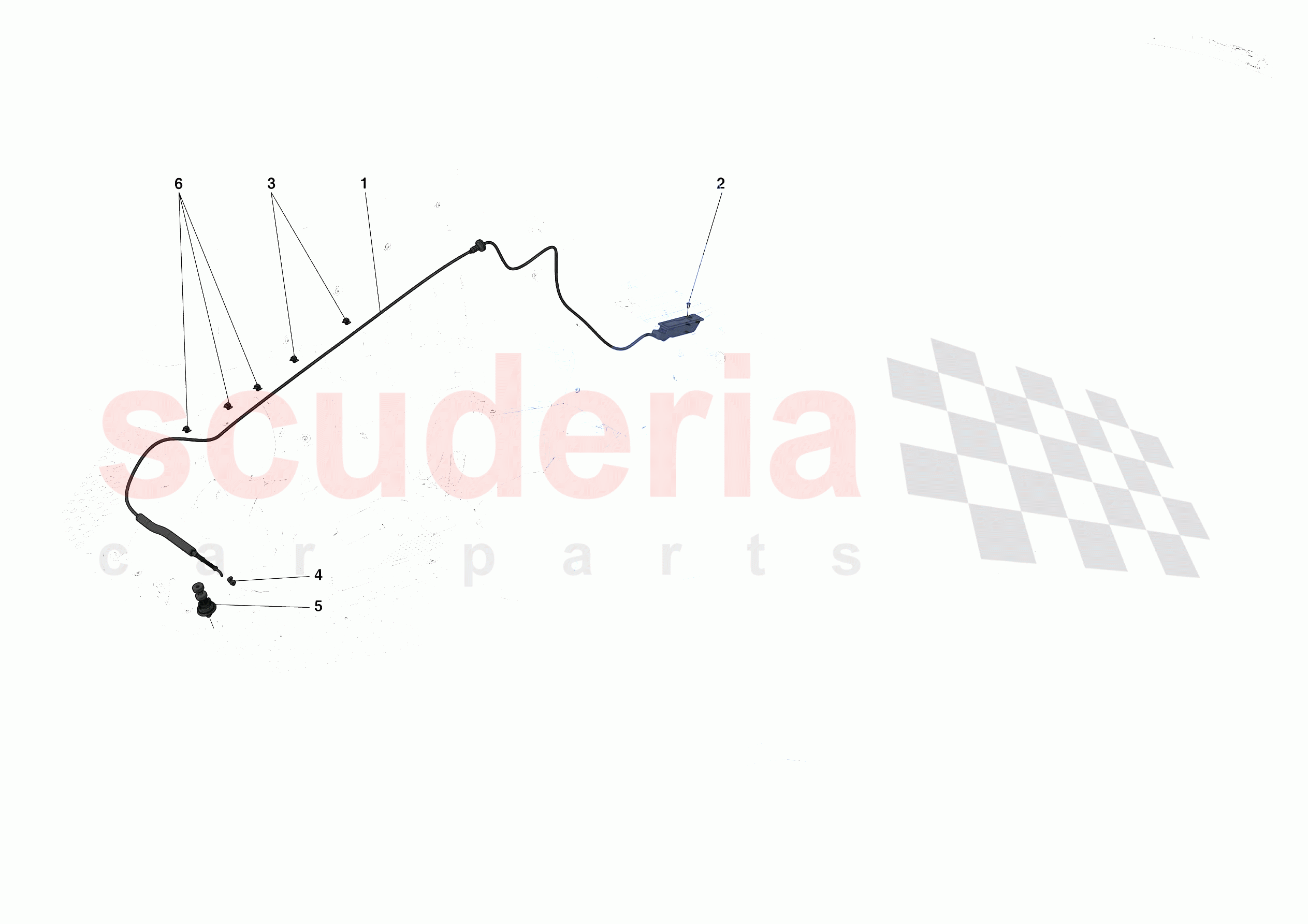 REAR LID OPENING MECHANISM of Ferrari Ferrari SF90 Stradale USA