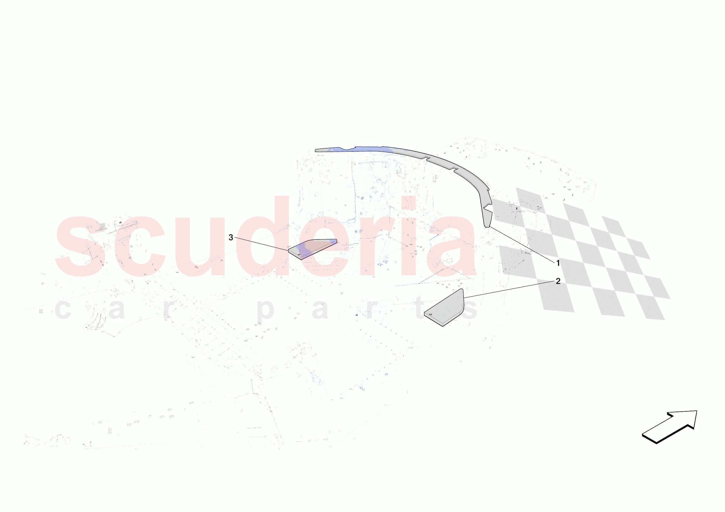 INTERNAL CABIN INSULATION of Ferrari Ferrari SF90 XX Spider Europe