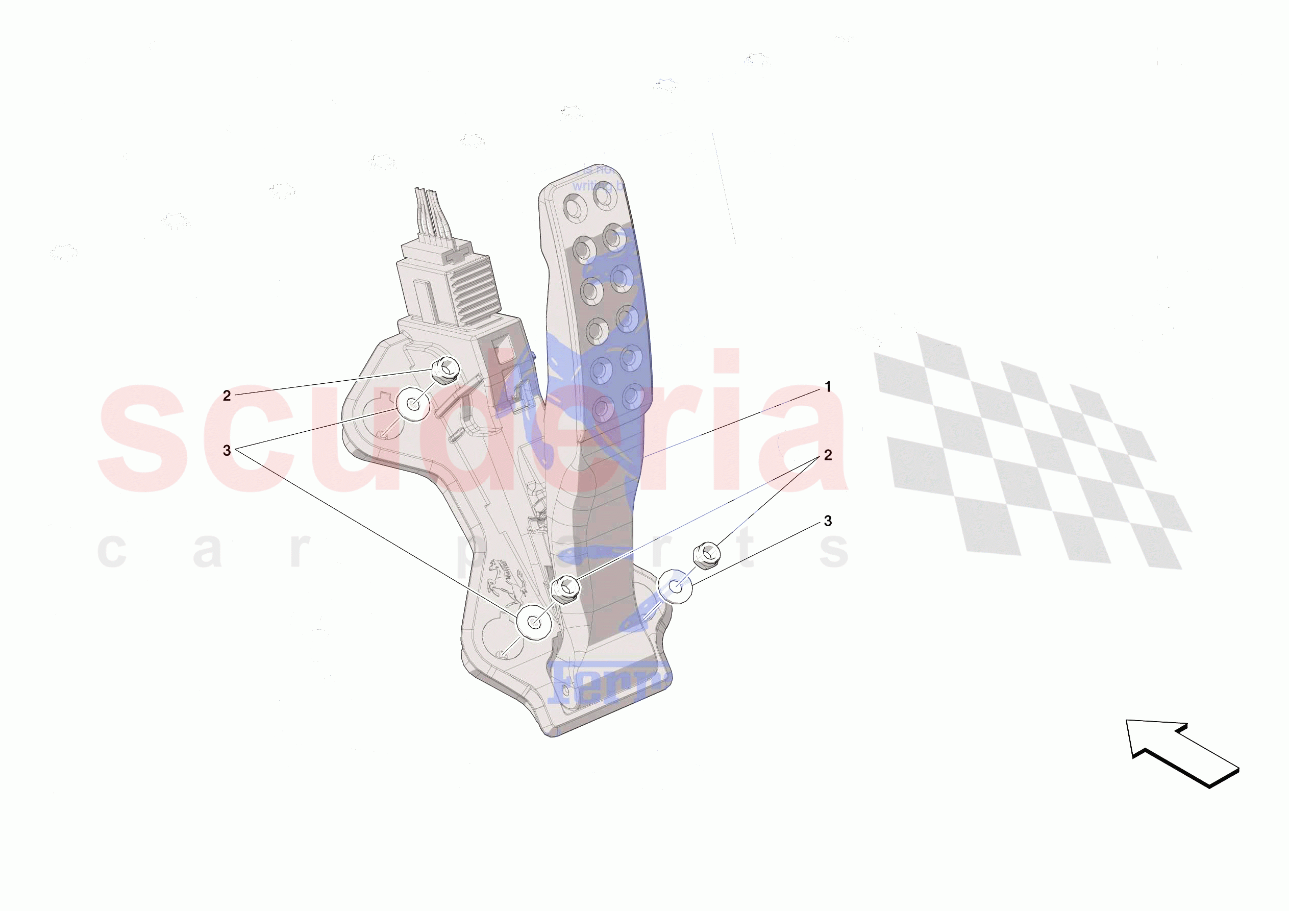 ACCELERATOR CONTROL of Ferrari Ferrari SF90 XX Spider Europe RH