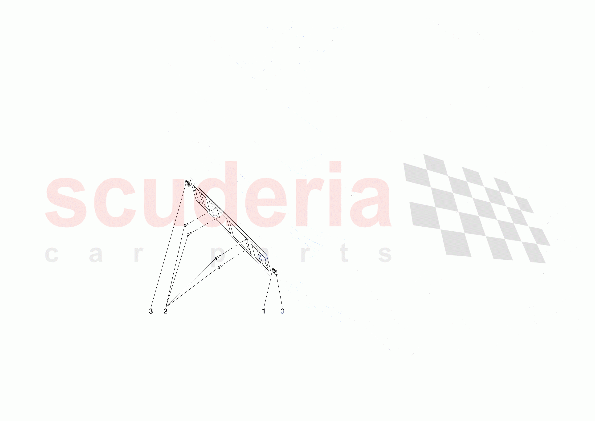 REAR LICENCE PLATE INSTALLATION of Ferrari Ferrari SF90 XX Spider Europe RH