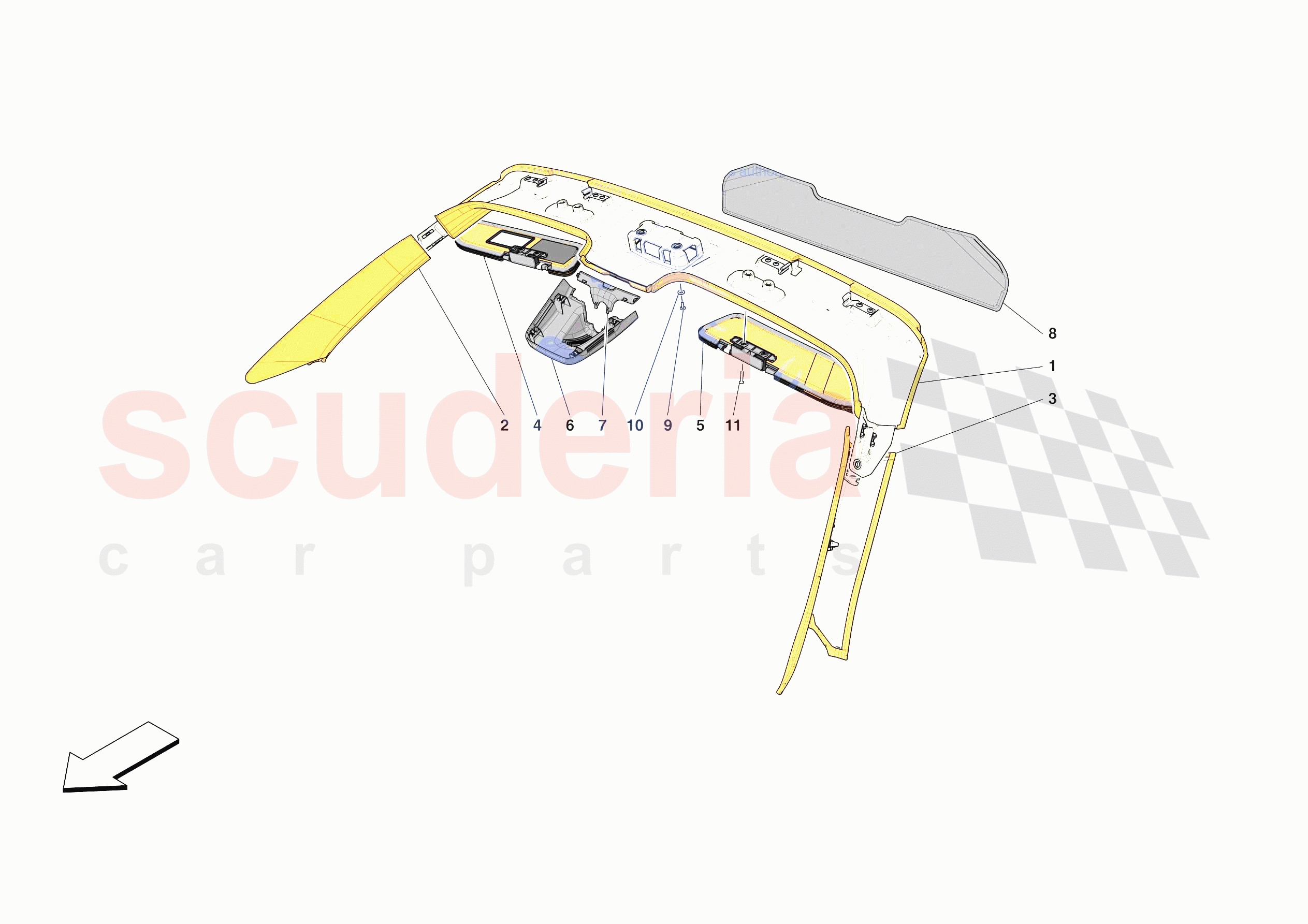 INNER TRIM (ABOVE BELTLINE) of Ferrari Ferrari SF90 XX Spider USA