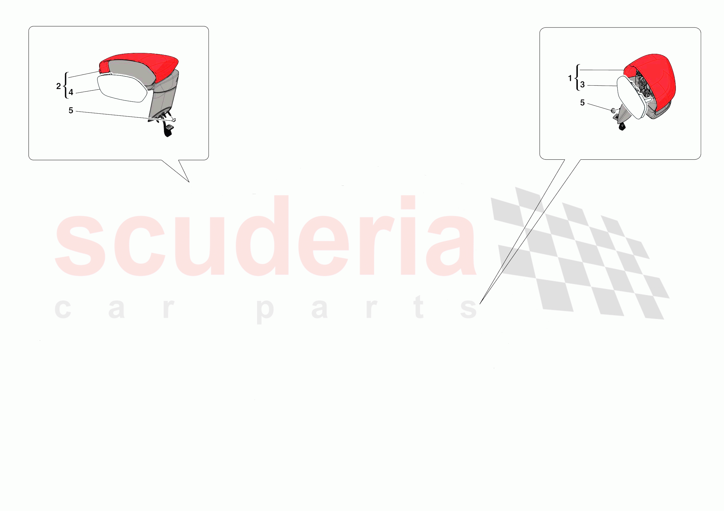 EXTERNAL REAR VIEW MIRRORS of Ferrari Ferrari SF90 XX Spider USA