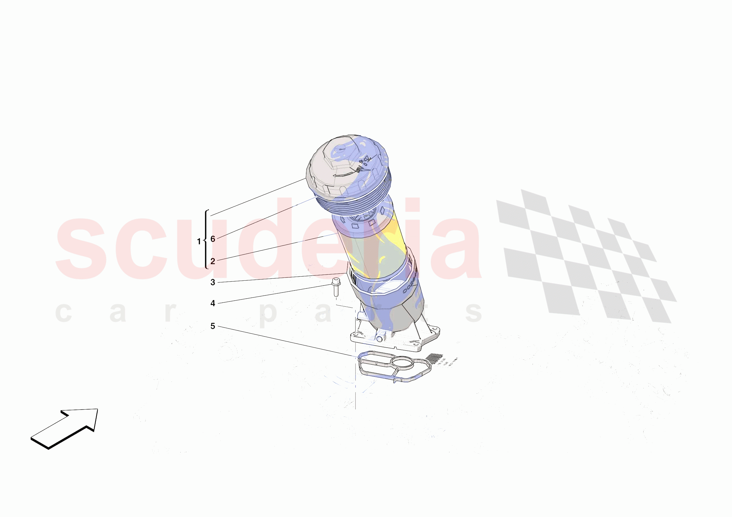 LUBRICATION FILTERS of Ferrari Ferrari SF90 XX Stradale Europe