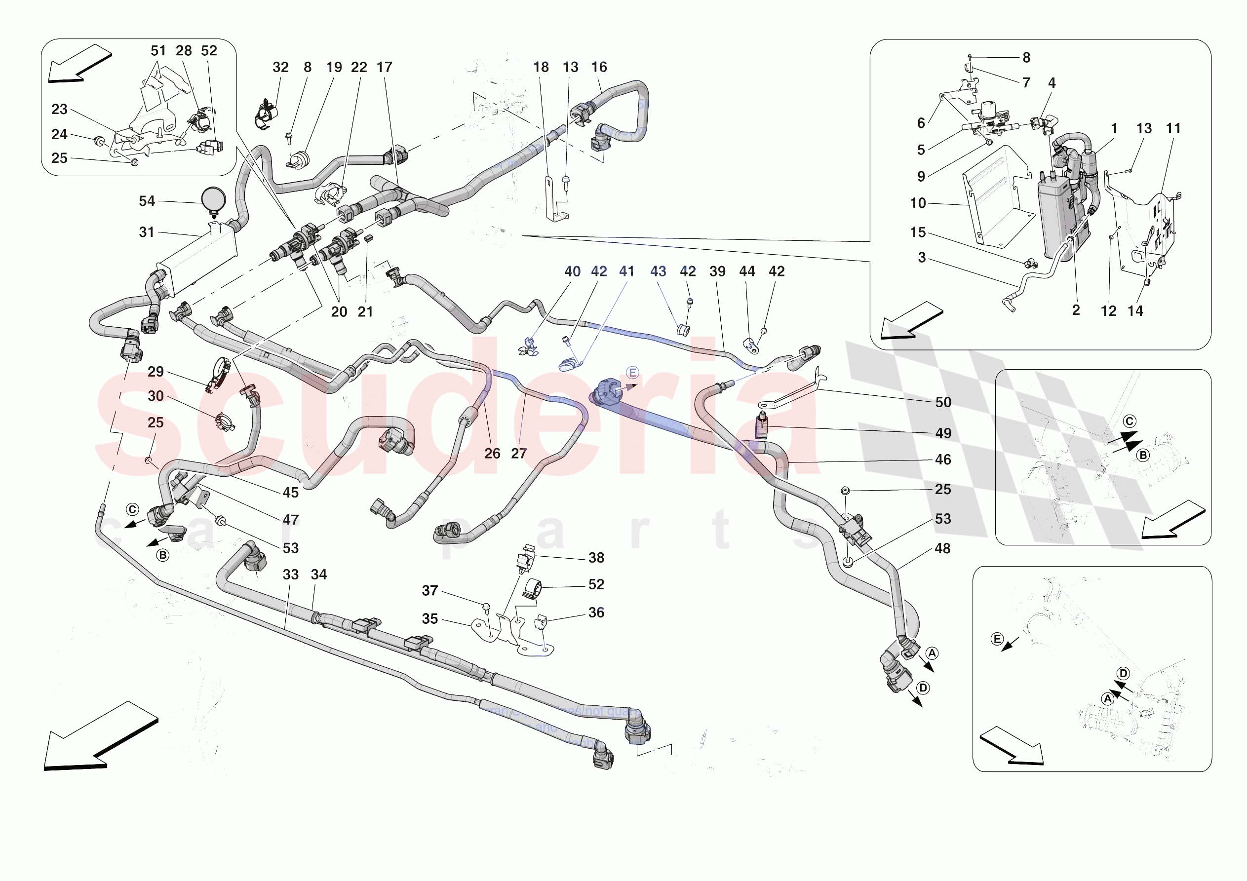 EVAPORATIVE EMISSIONS CONTROL SYSTEM of Ferrari Ferrari SF90 XX Stradale Europe