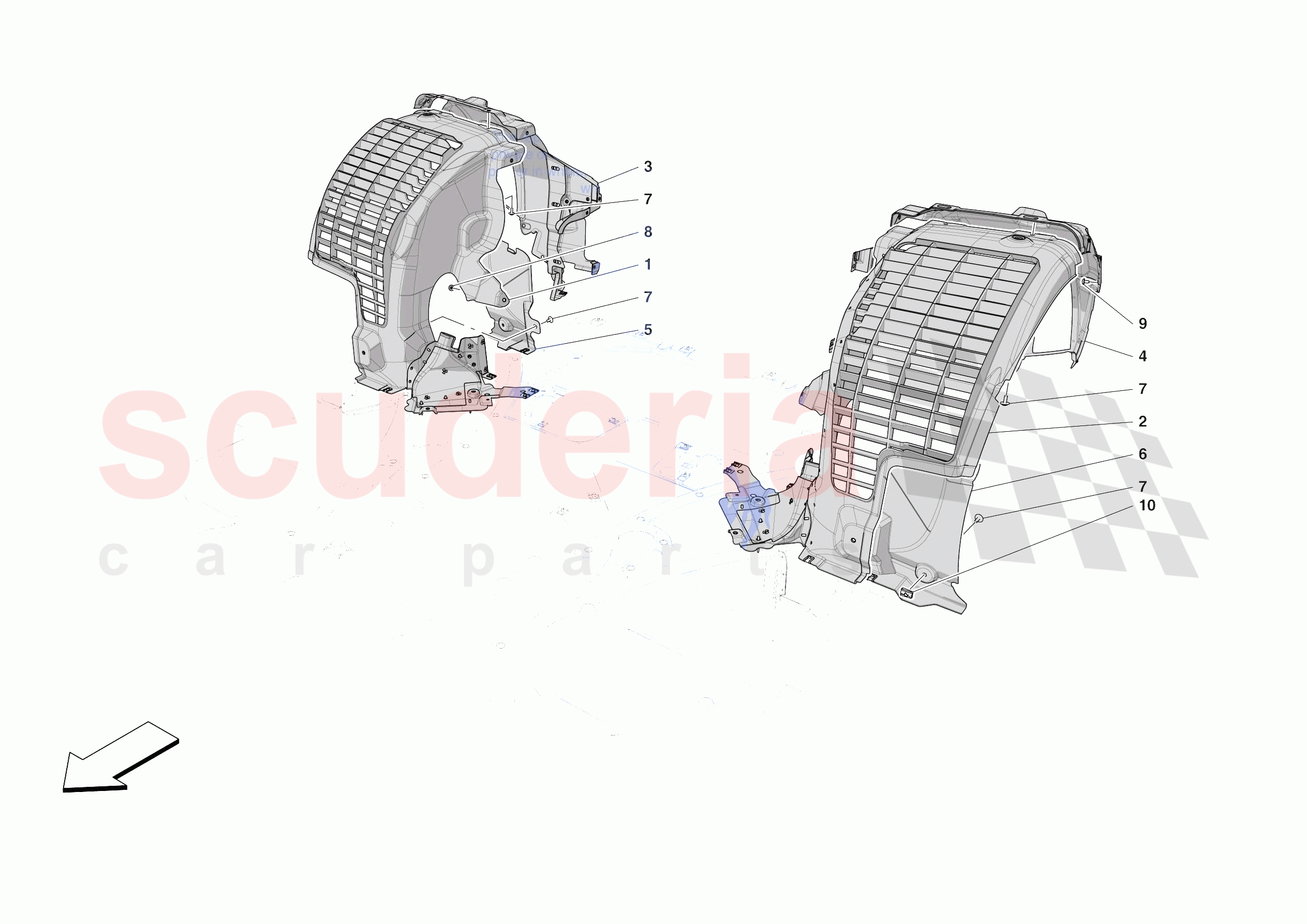 REAR WHEELHOUSE of Ferrari Ferrari SF90 XX Stradale Europe