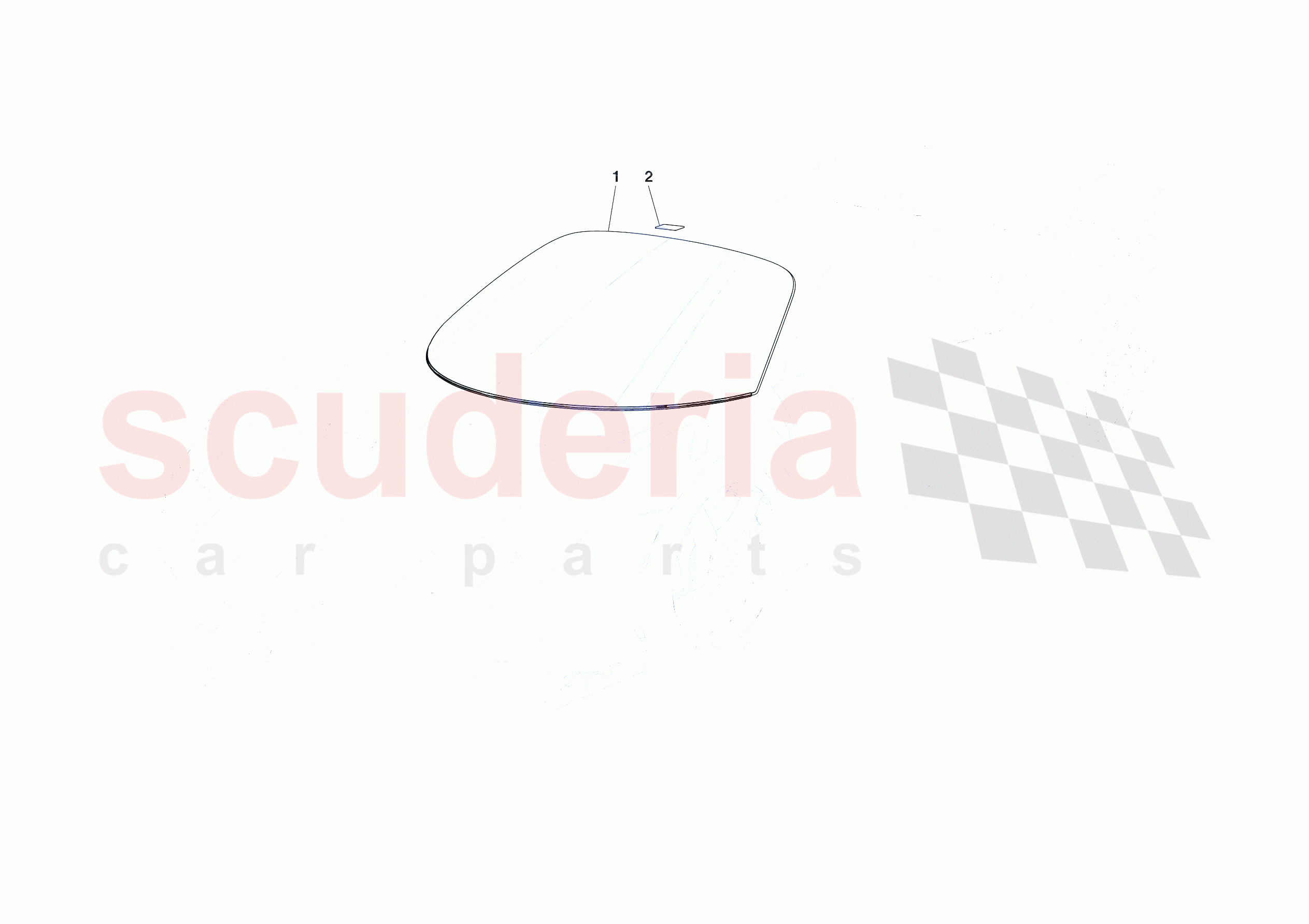 WINDSCREEN of Ferrari Ferrari SF90 XX Stradale Europe