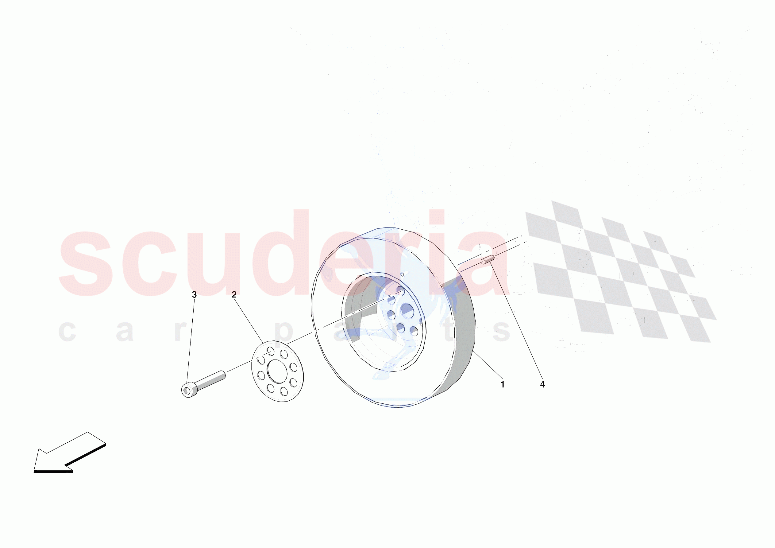 TORSION DAMPER of Ferrari Ferrari SF90 XX Stradale Europe RH