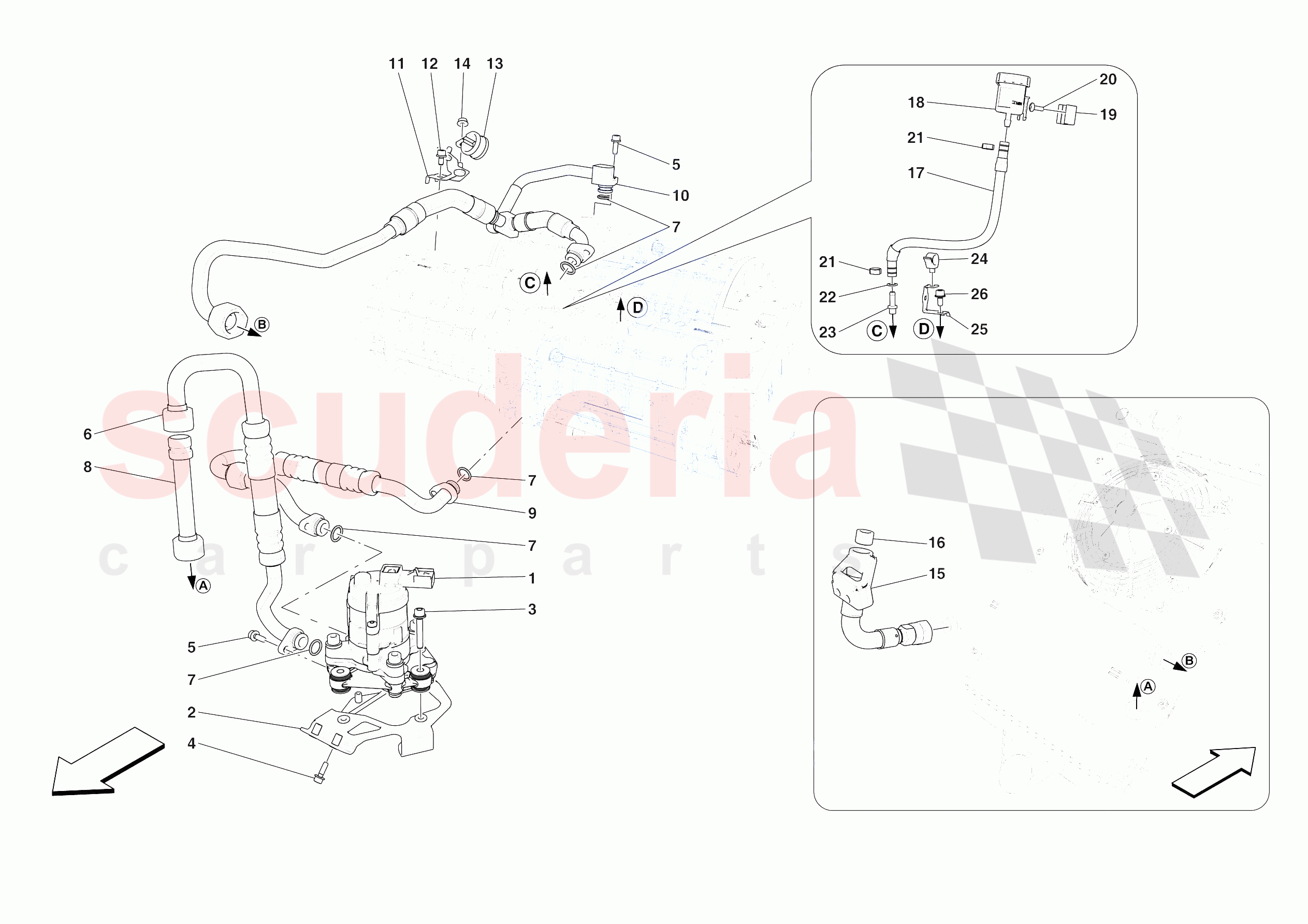 ELECTRIC AXLE COOLING of Ferrari Ferrari SF90 XX Stradale Europe RH