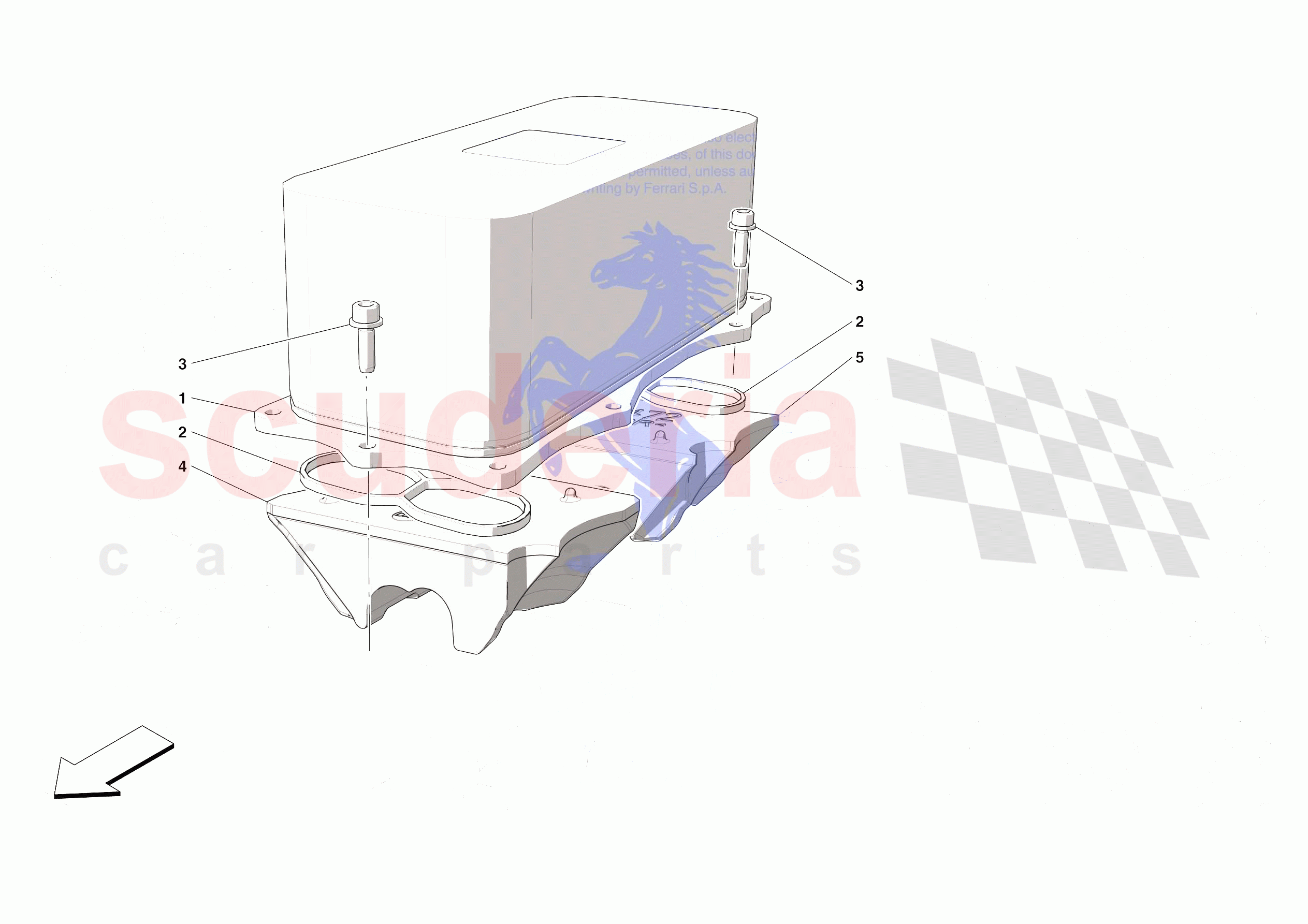 ENGINE HEAT EXCHANGER of Ferrari Ferrari SF90 XX Stradale USA