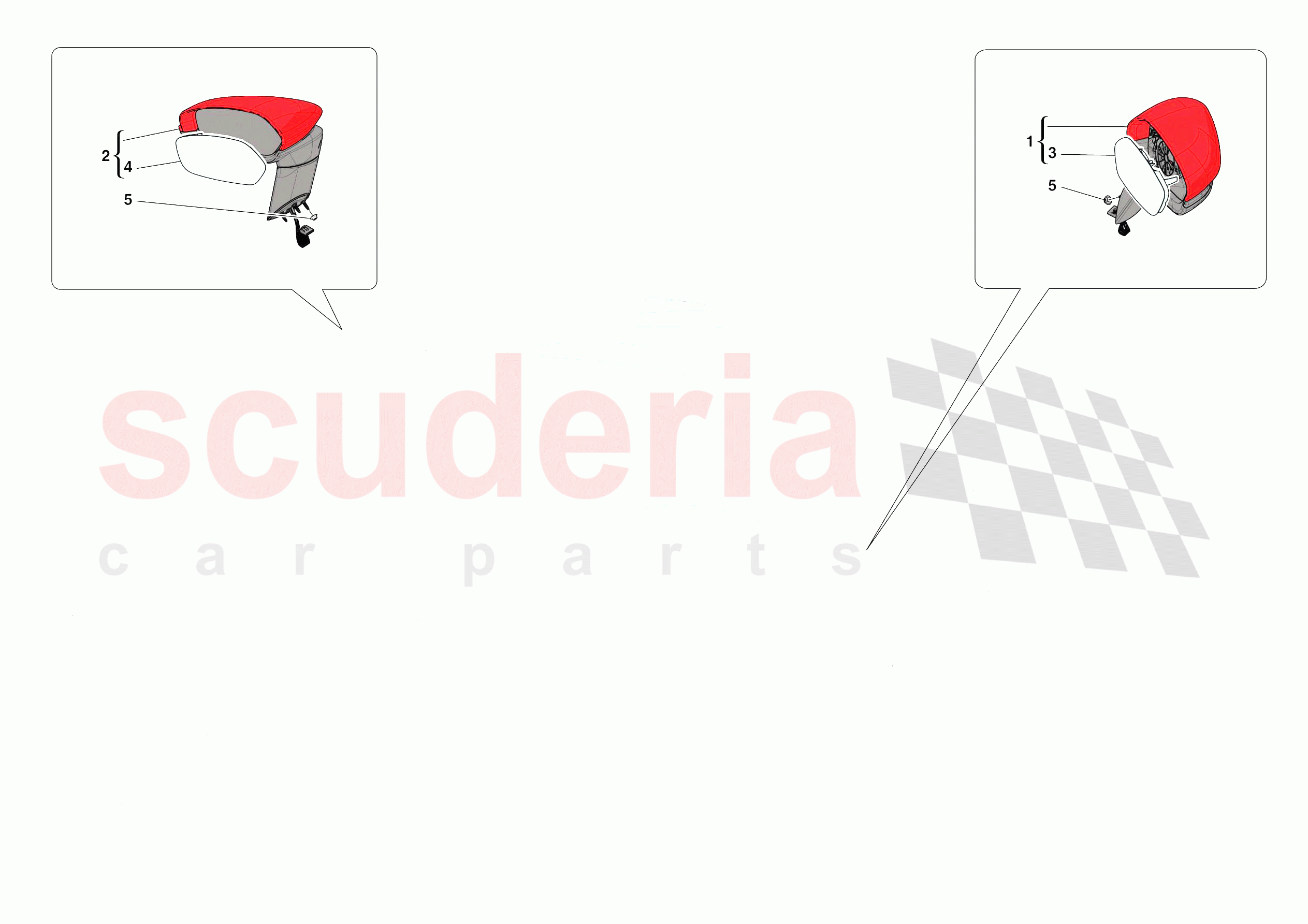 EXTERNAL REAR VIEW MIRRORS of Ferrari Ferrari SF90 XX Stradale USA