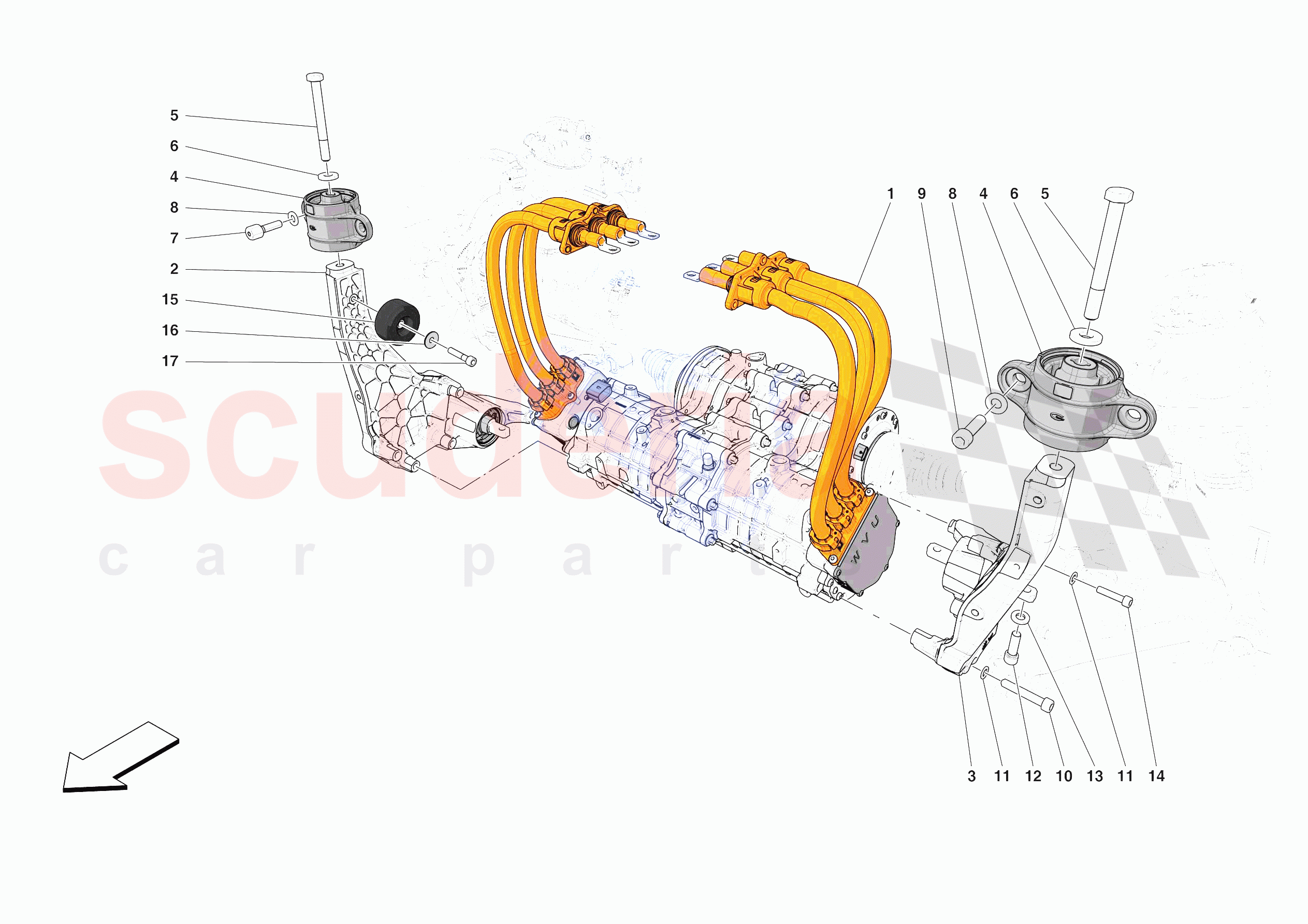 ELECTRIC AXLE of Ferrari Ferrari SF90 XX Stradale USA