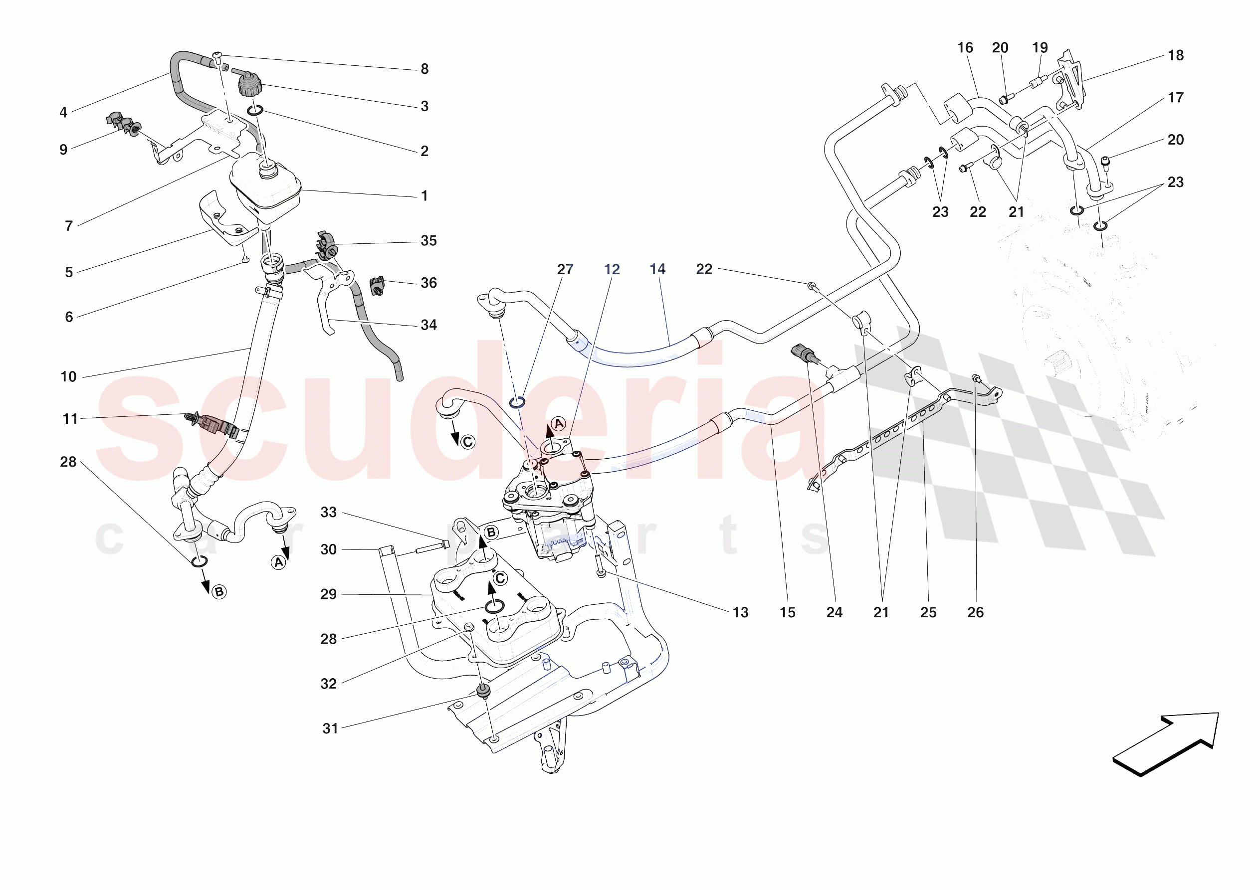 ELECTRIC MACHINE COOLING of Ferrari Ferrari SF90 XX Stradale USA