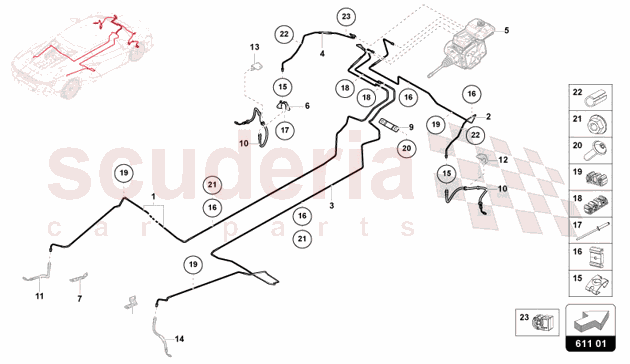 PIPE of Lamborghini Lamborghini Revuelto Coupe