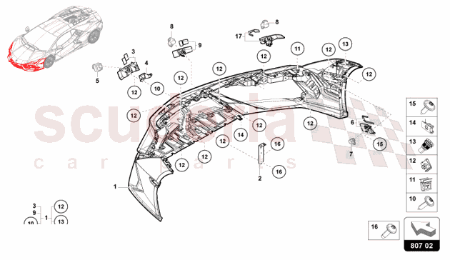 FRONT of Lamborghini Lamborghini Revuelto Coupe