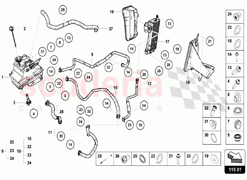 Oil System 1 of Lamborghini Lamborghini Huracan LP640 Performante Coupe