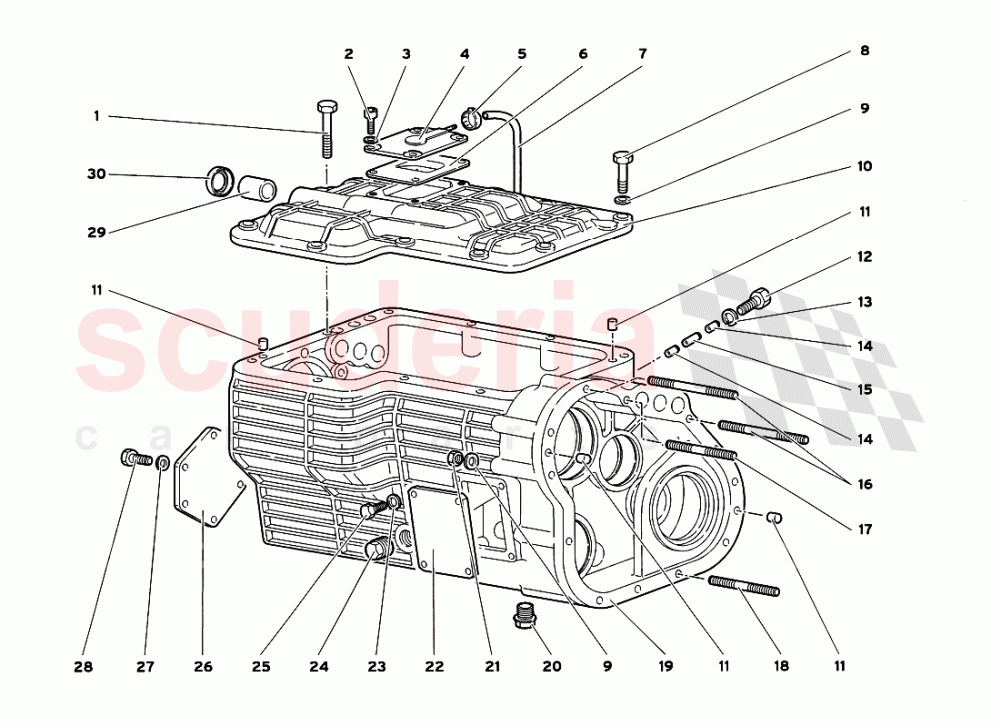 Gearbox of Lamborghini Lamborghini Diablo GT (1999-2000)