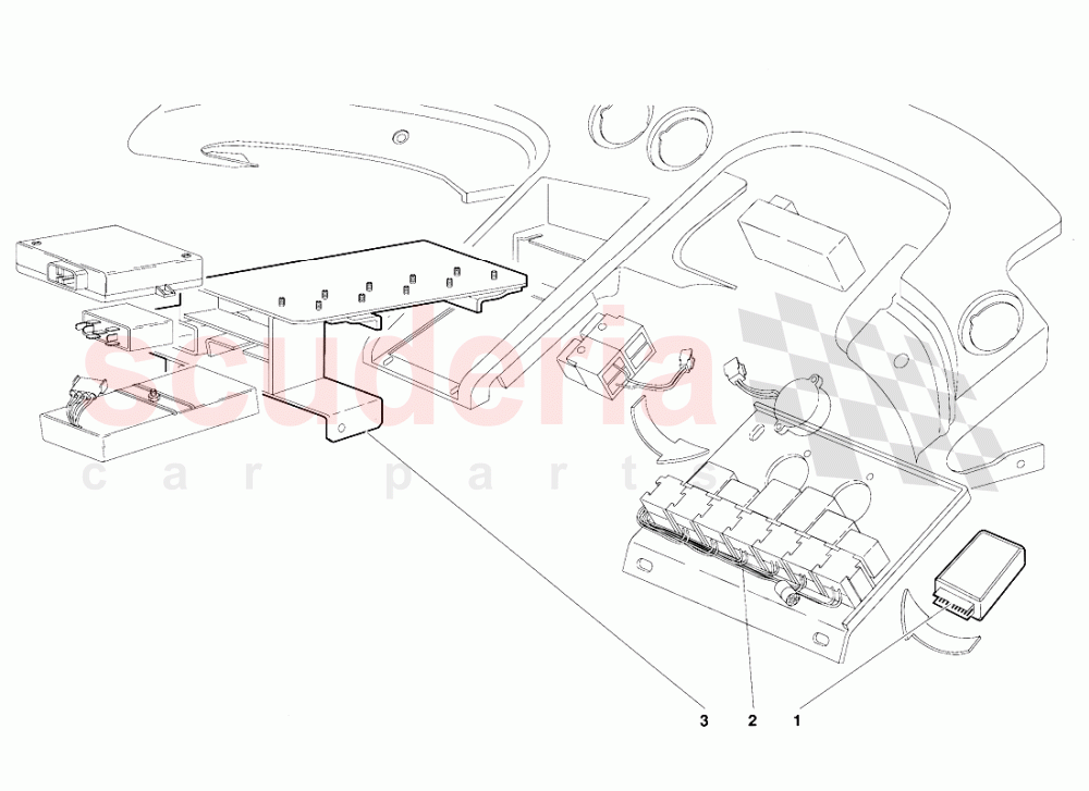 Electrical System (Valid for Australia Version - October 1991) 2 of Lamborghini Lamborghini Diablo (1990-1998)