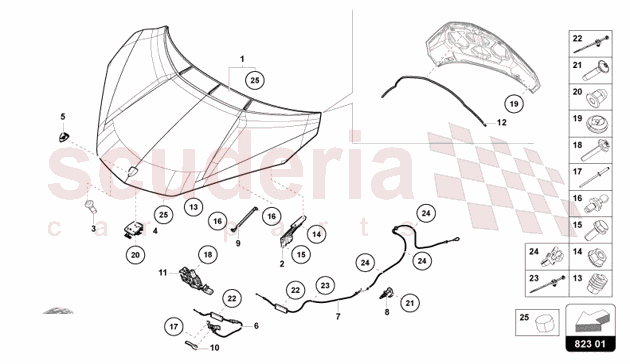 FRONT of Lamborghini Lamborghini Revuelto Coupe