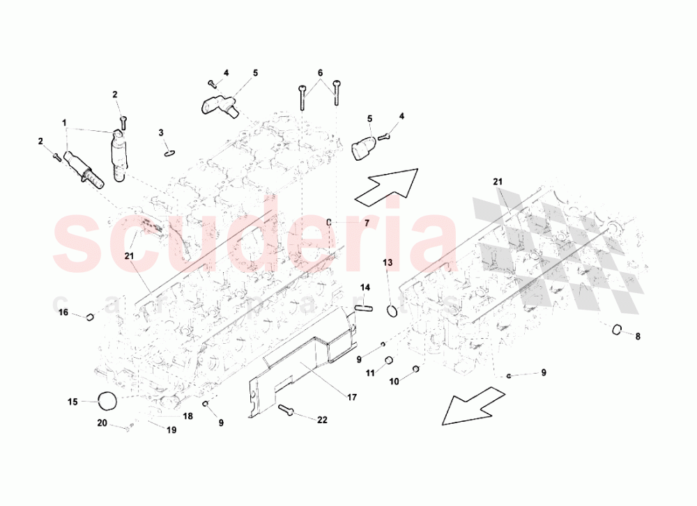 Phase Sensors Right Cylinder Head of Lamborghini Lamborghini Gallardo (2003-2005)