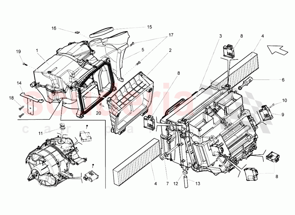 AIR CONDITIONING SYSTEM 2 of Lamborghini Lamborghini Gallardo LP550 Spyder