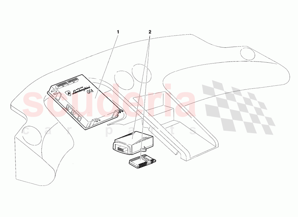 Electrical System (Valid for USA Version - April 1994) of Lamborghini Lamborghini Diablo VT (1993-1998)