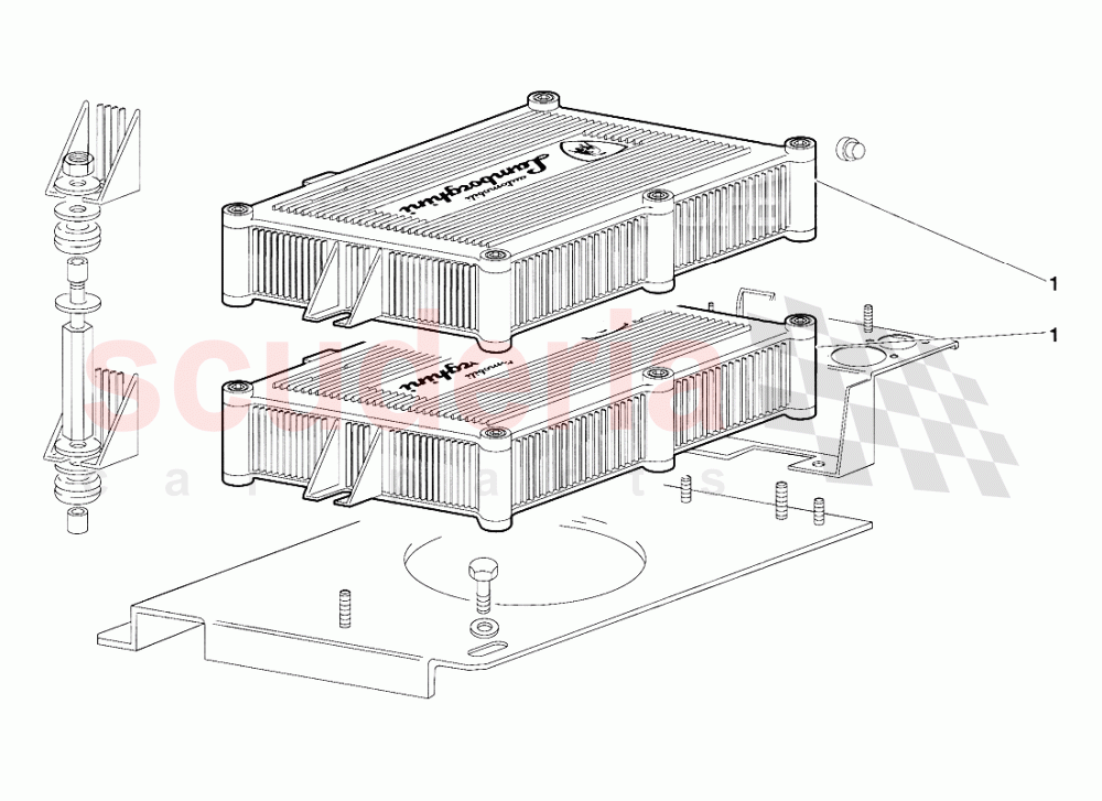 Electronic Injection Units (Valid for USA Version - September 1991) of Lamborghini Lamborghini Diablo (1990-1998)