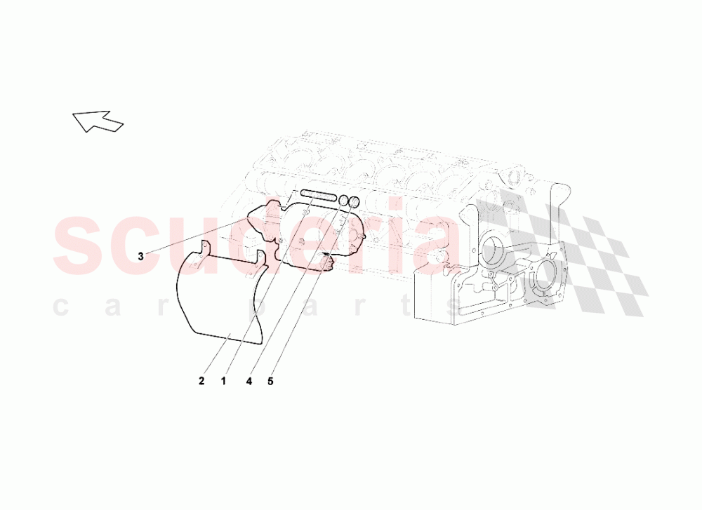 Starter of Lamborghini Lamborghini Murcielago LP640